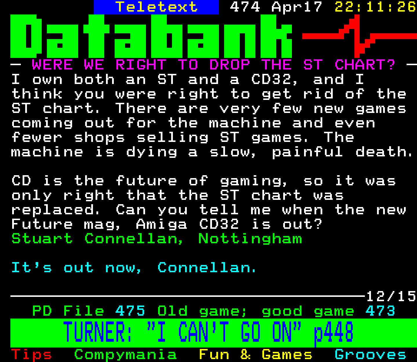 Digitiser, Teletext - 1994