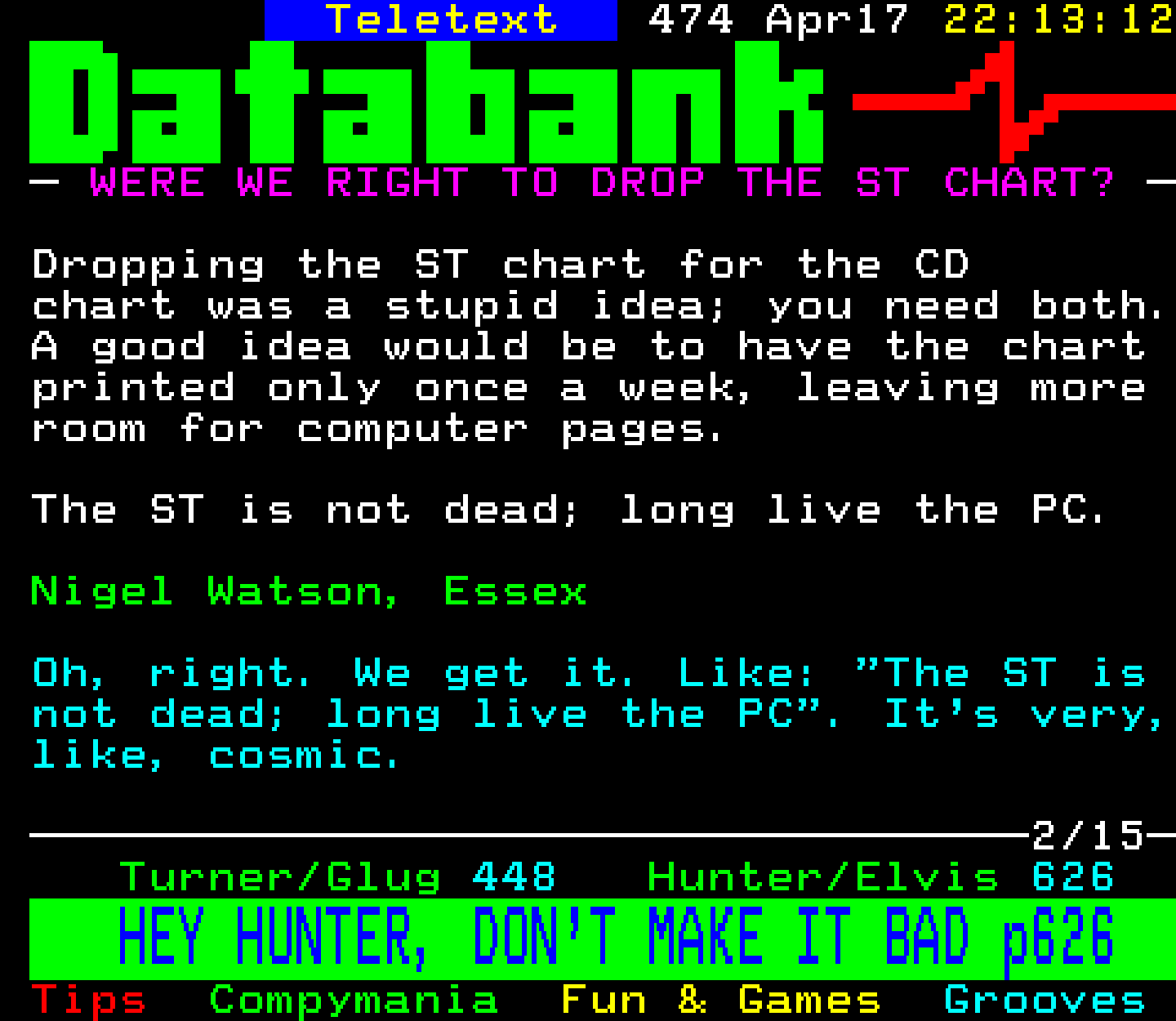 Digitiser, Teletext - 1994