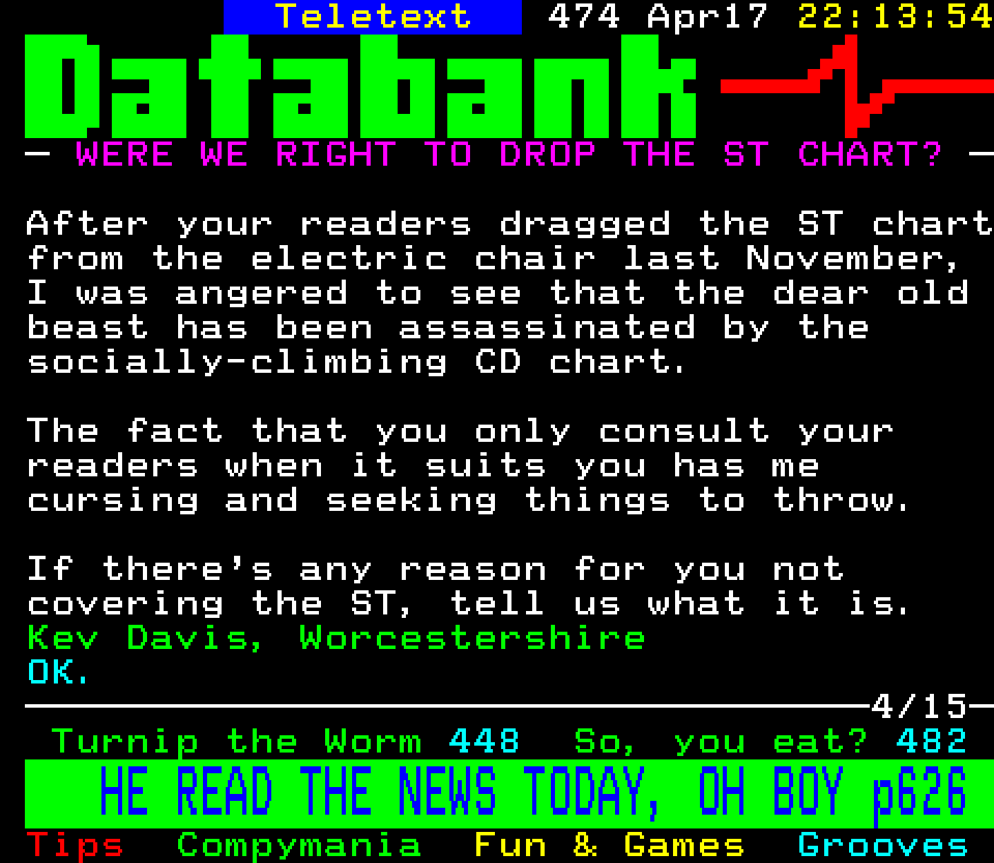 Digitiser, Teletext - 1994