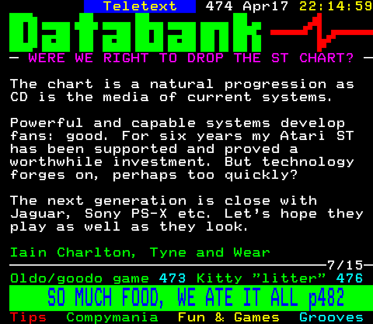 Digitiser, Teletext - 1994