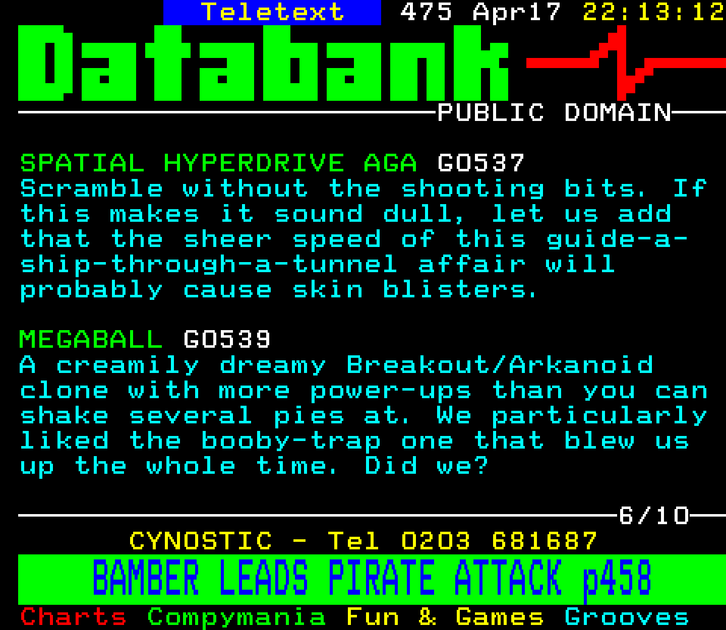 Digitiser, Teletext - 1994
