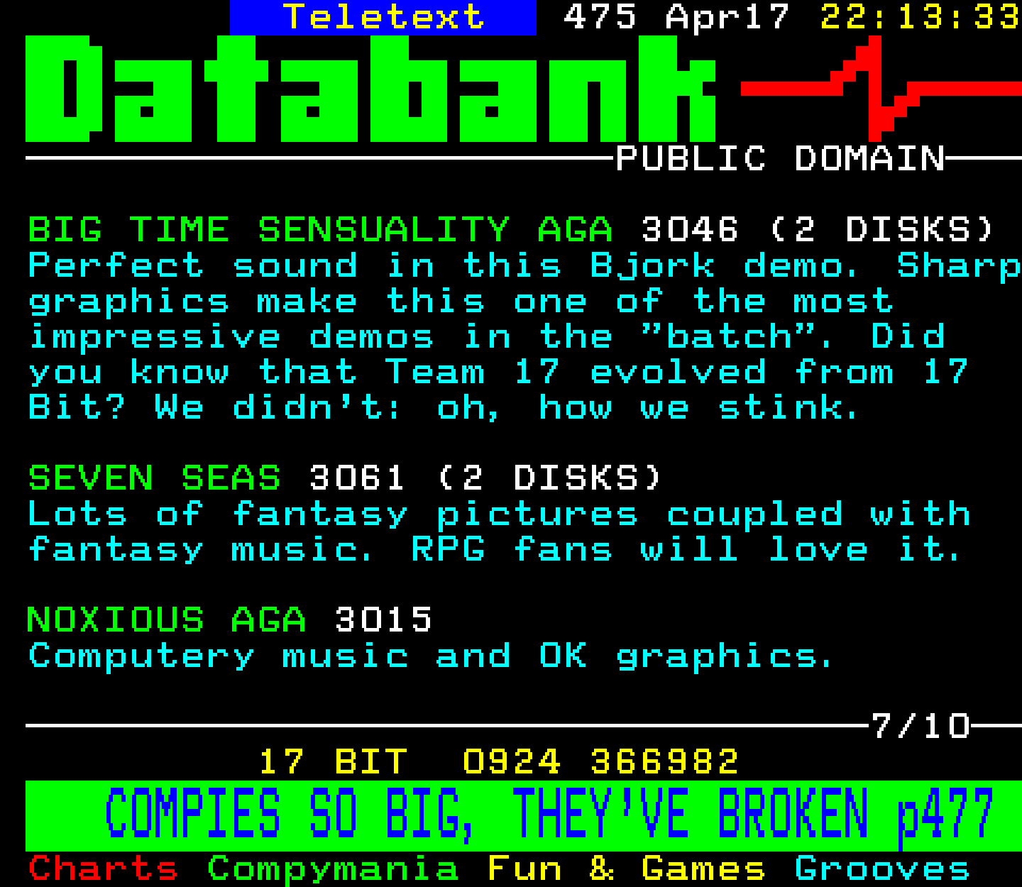 Digitiser, Teletext - 1994