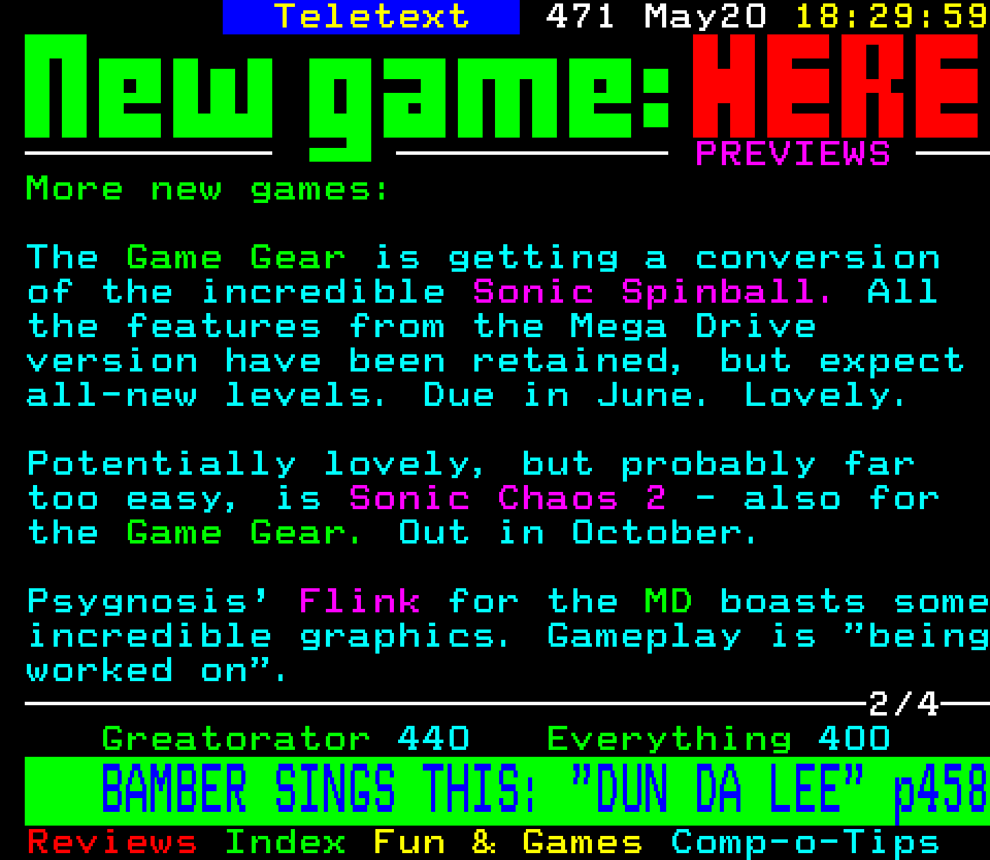 Digitiser, Teletext - 1994