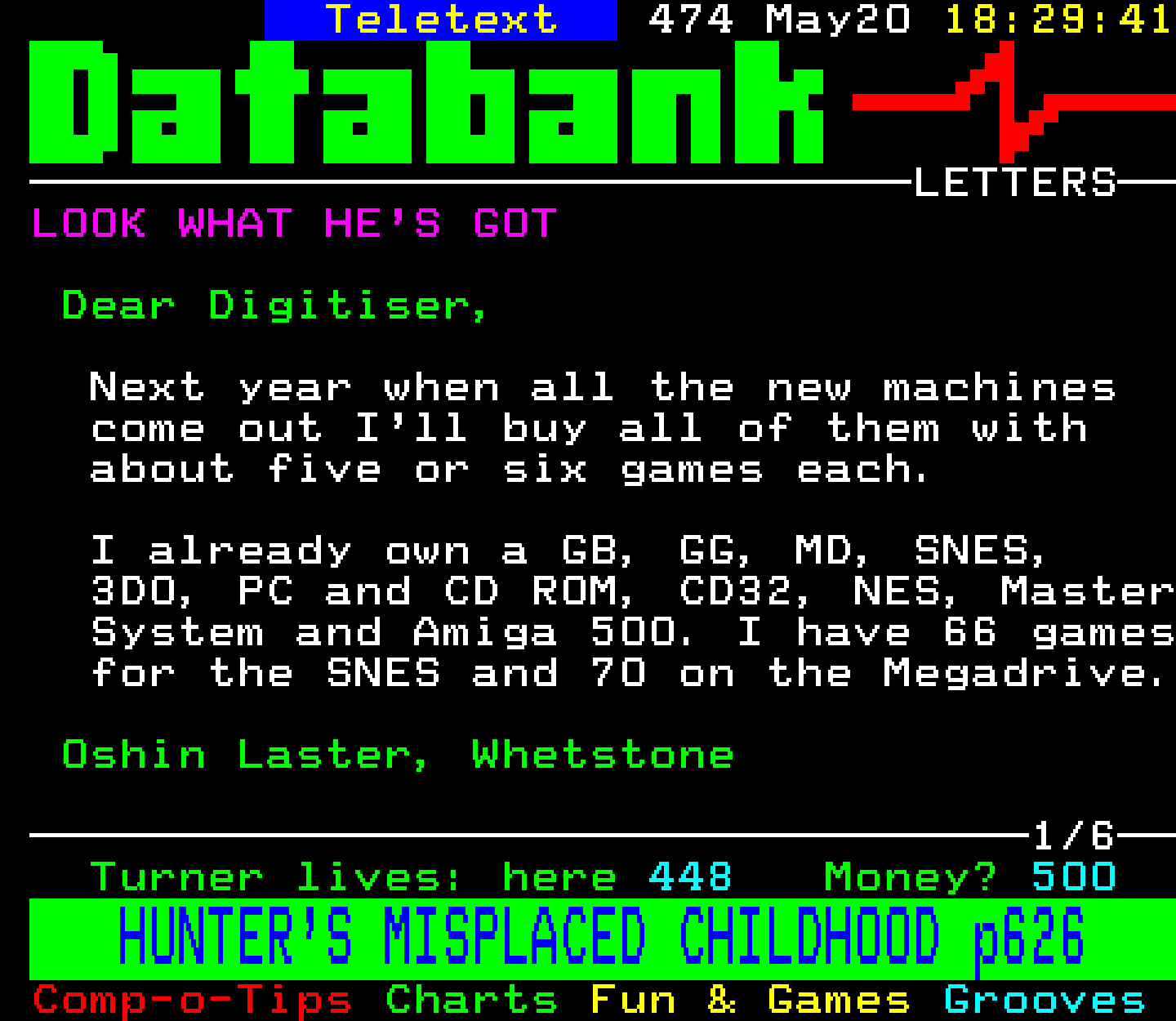 Digitiser, Teletext - 1994