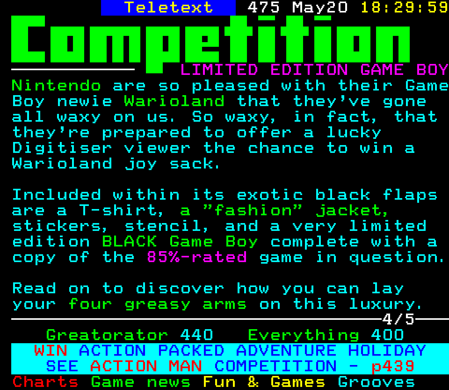 Digitiser, Teletext - 1994