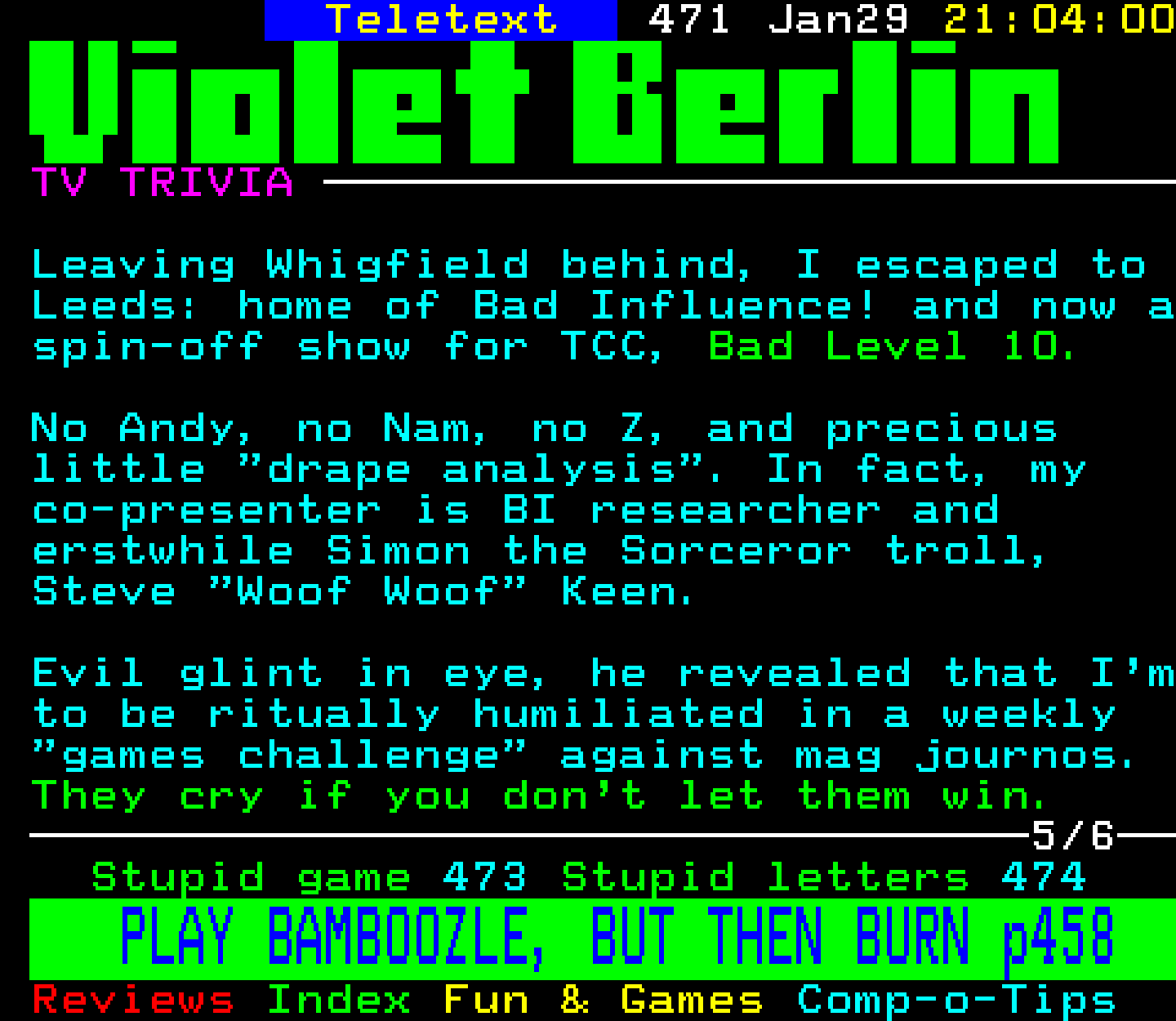 Digitiser, Teletext - 1995