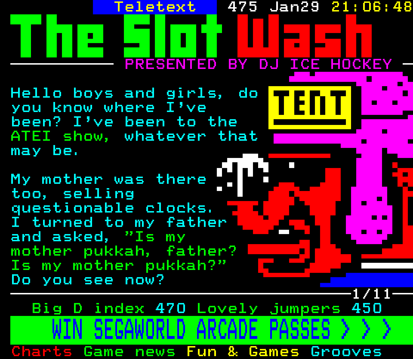 Digitiser, Teletext - 1995