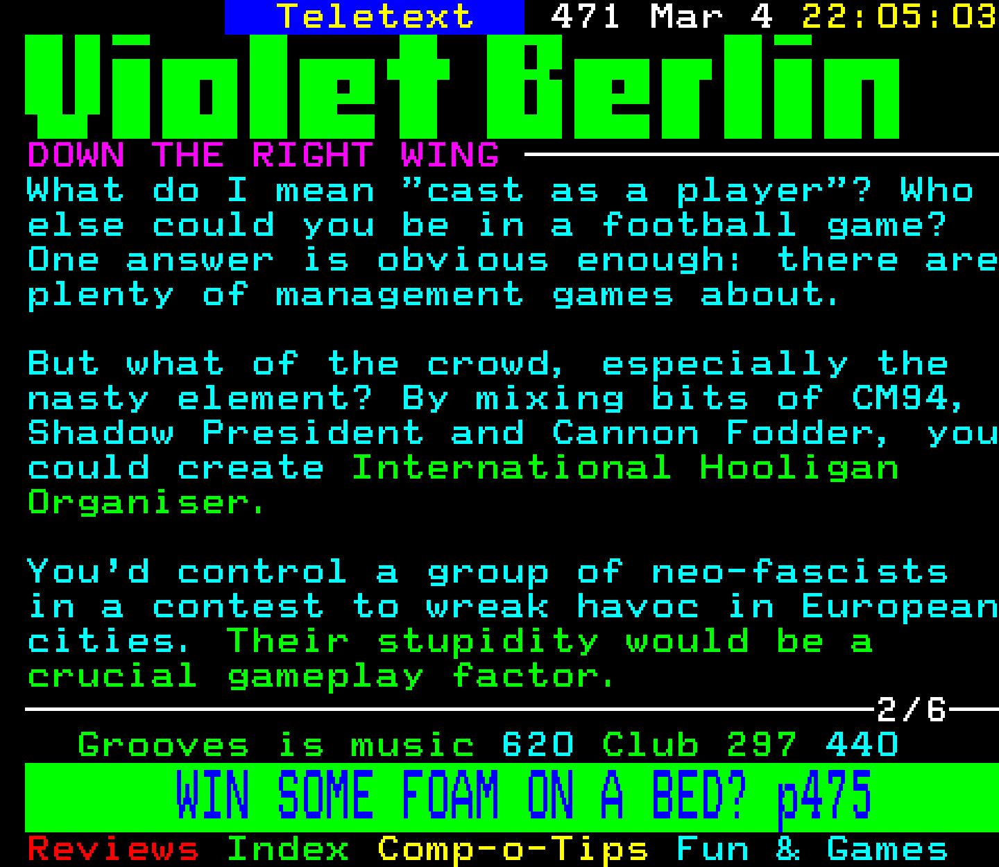 Digitiser, Teletext - 1995