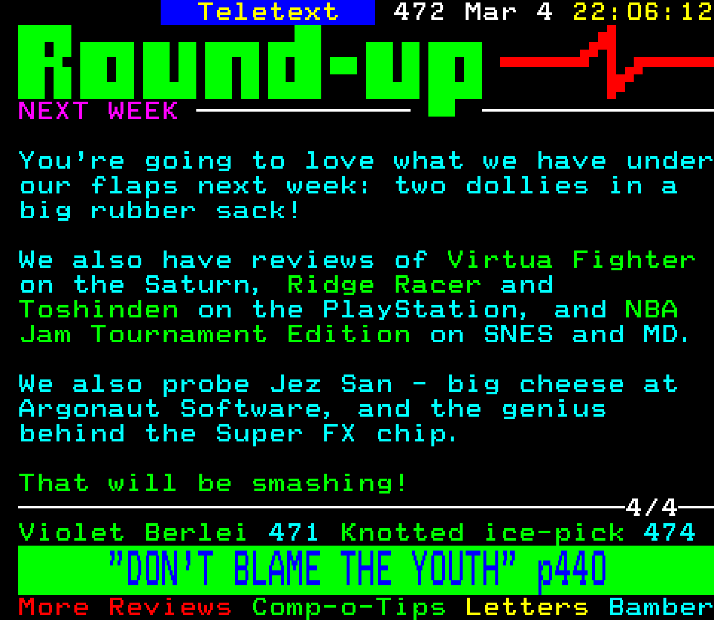 Digitiser, Teletext - 1995