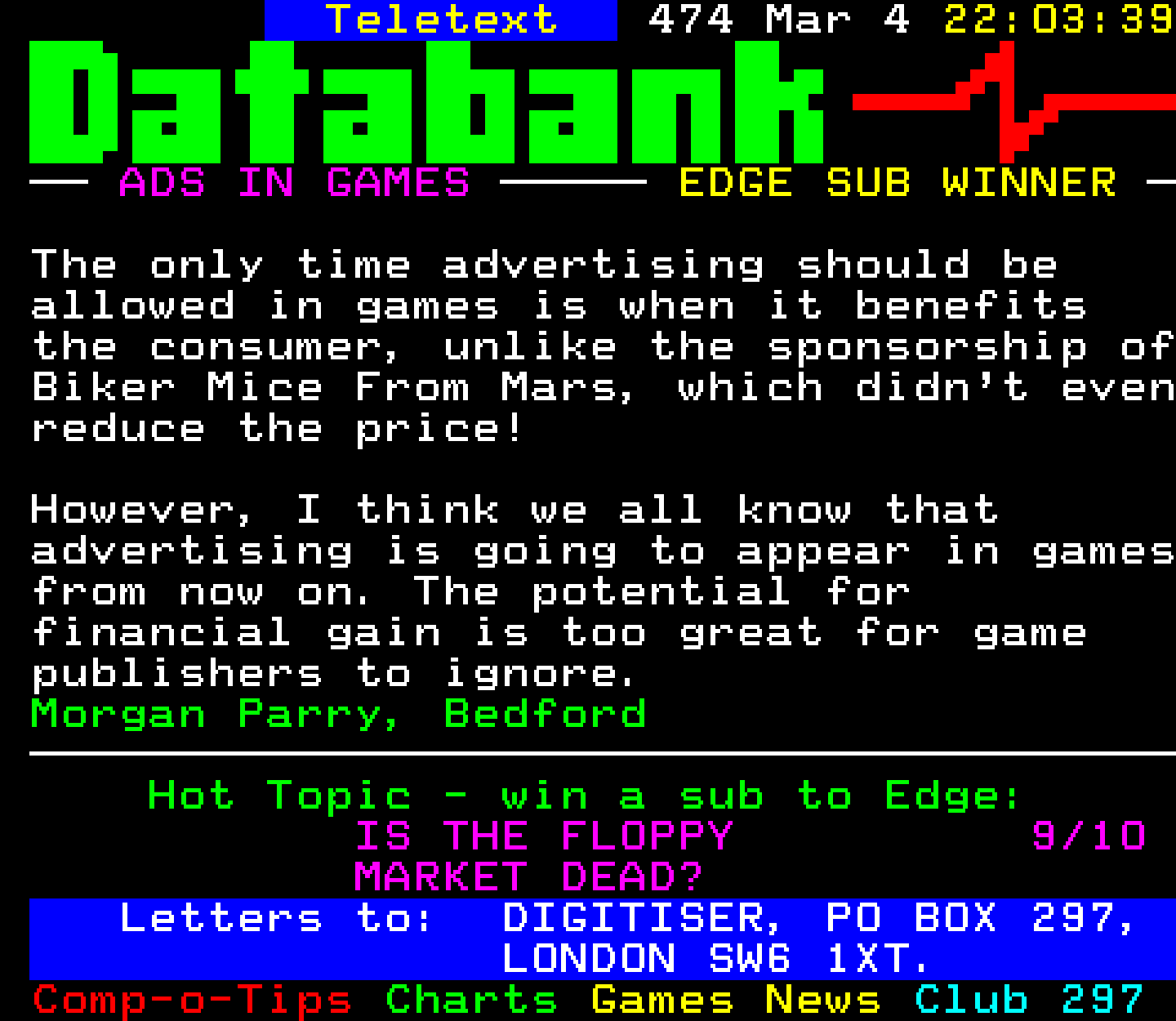 Digitiser, Teletext - 1995