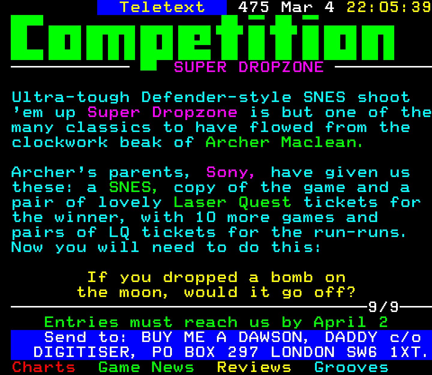 Digitiser, Teletext - 1995