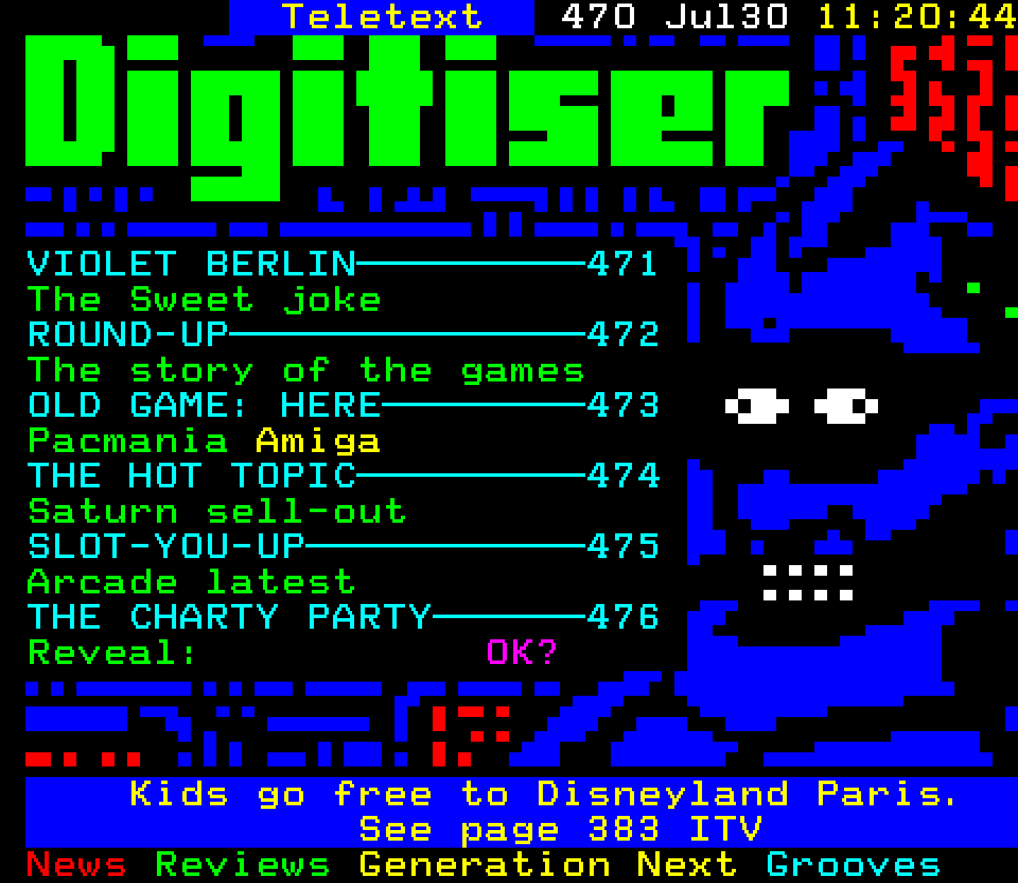 Digitiser, Teletext - 1995