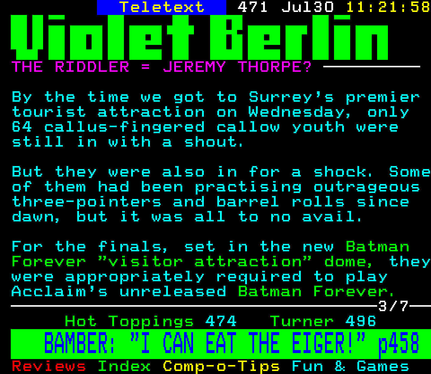Digitiser, Teletext - 1995