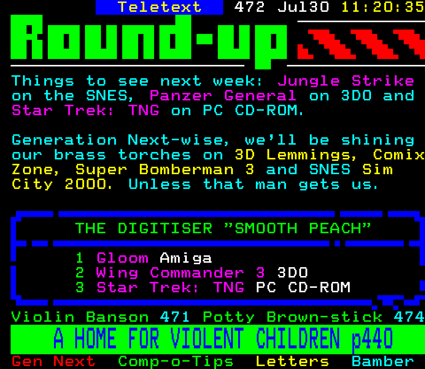 Digitiser, Teletext - 1995