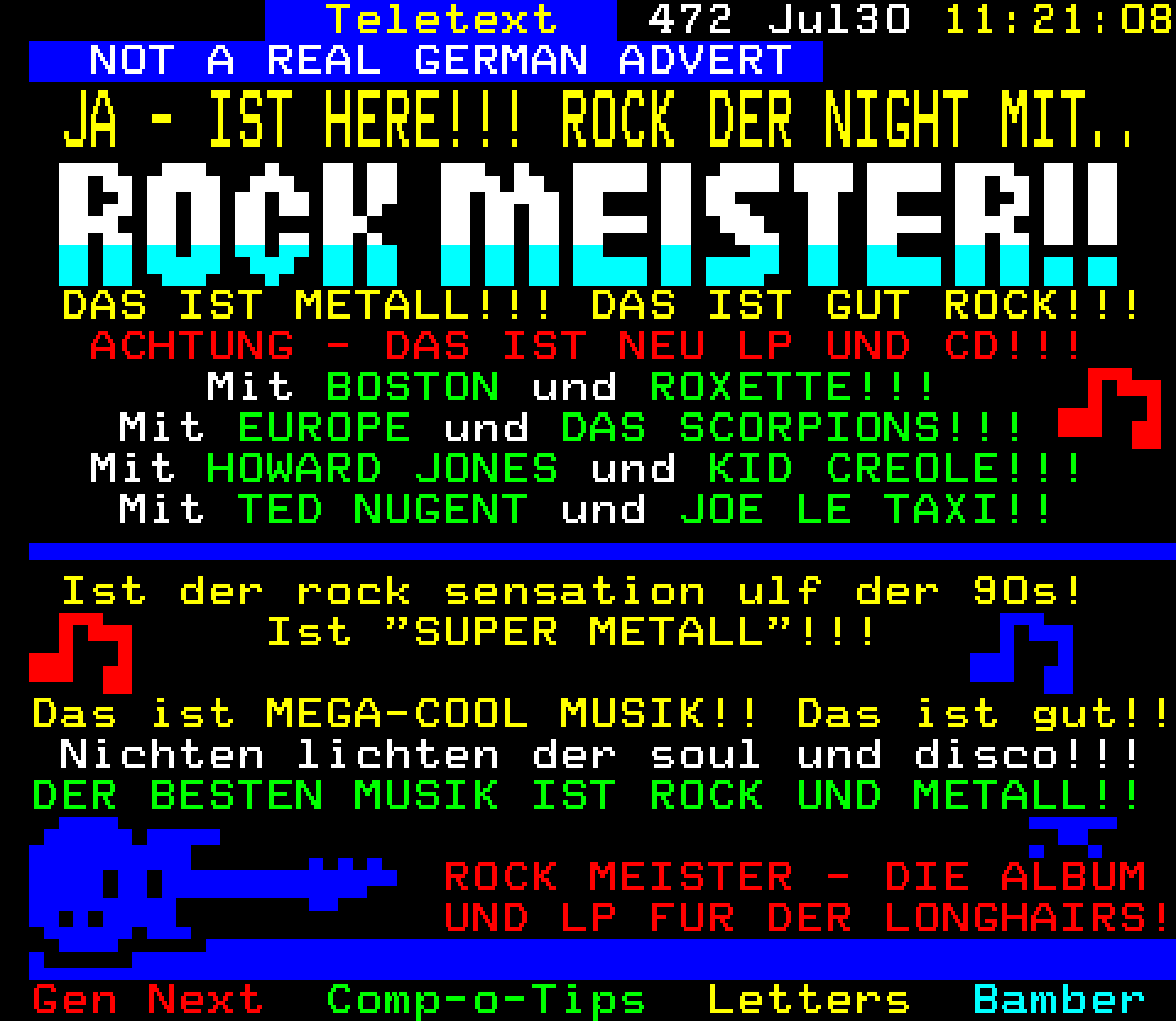 Digitiser, Teletext - 1995