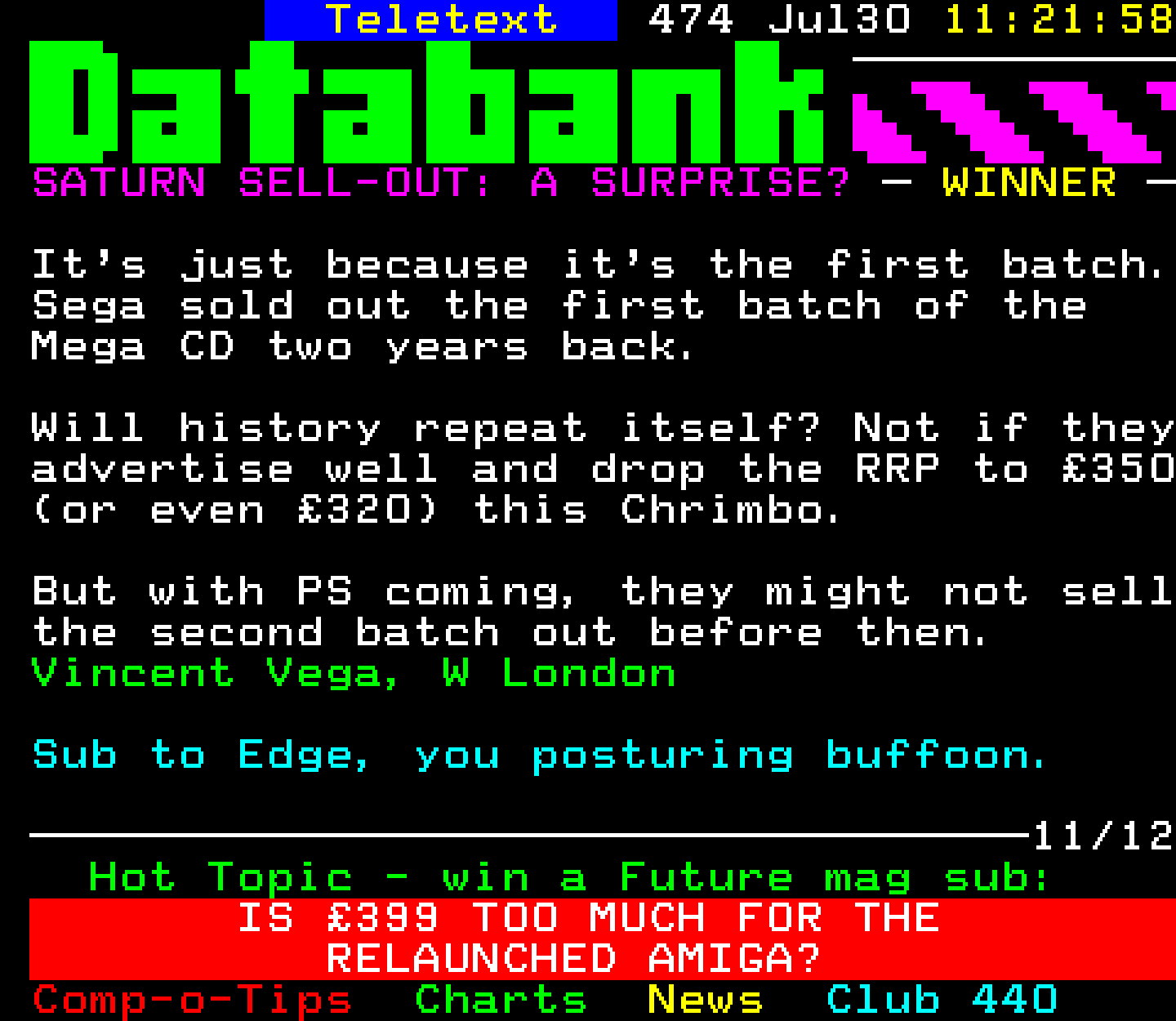 Digitiser, Teletext - 1995