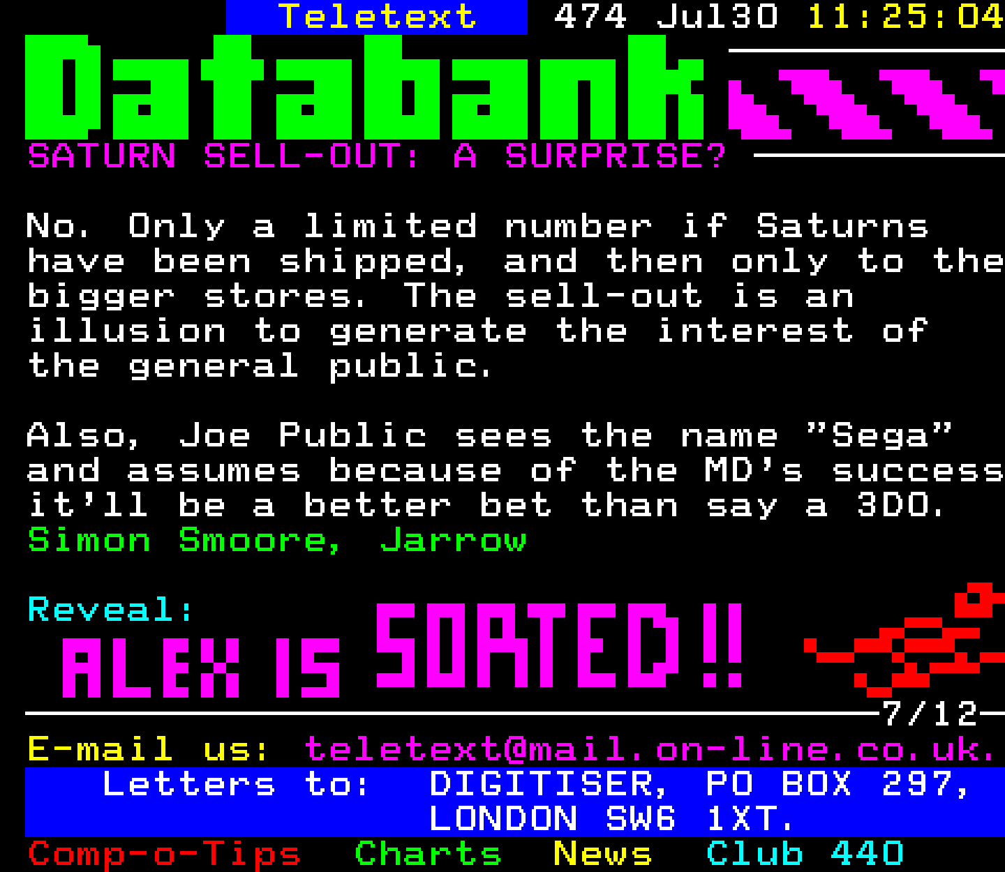 Digitiser, Teletext - 1995