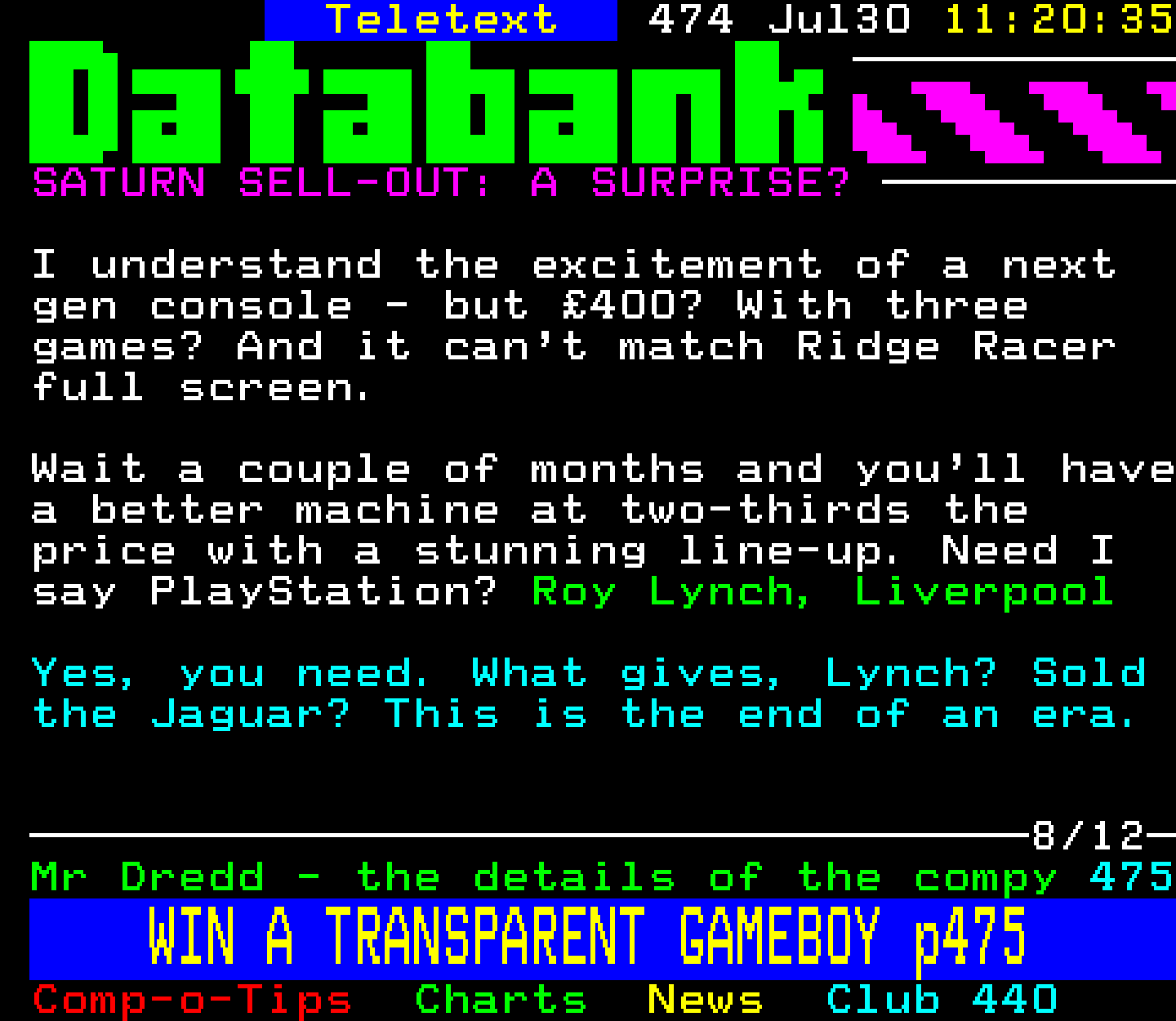 Digitiser, Teletext - 1995