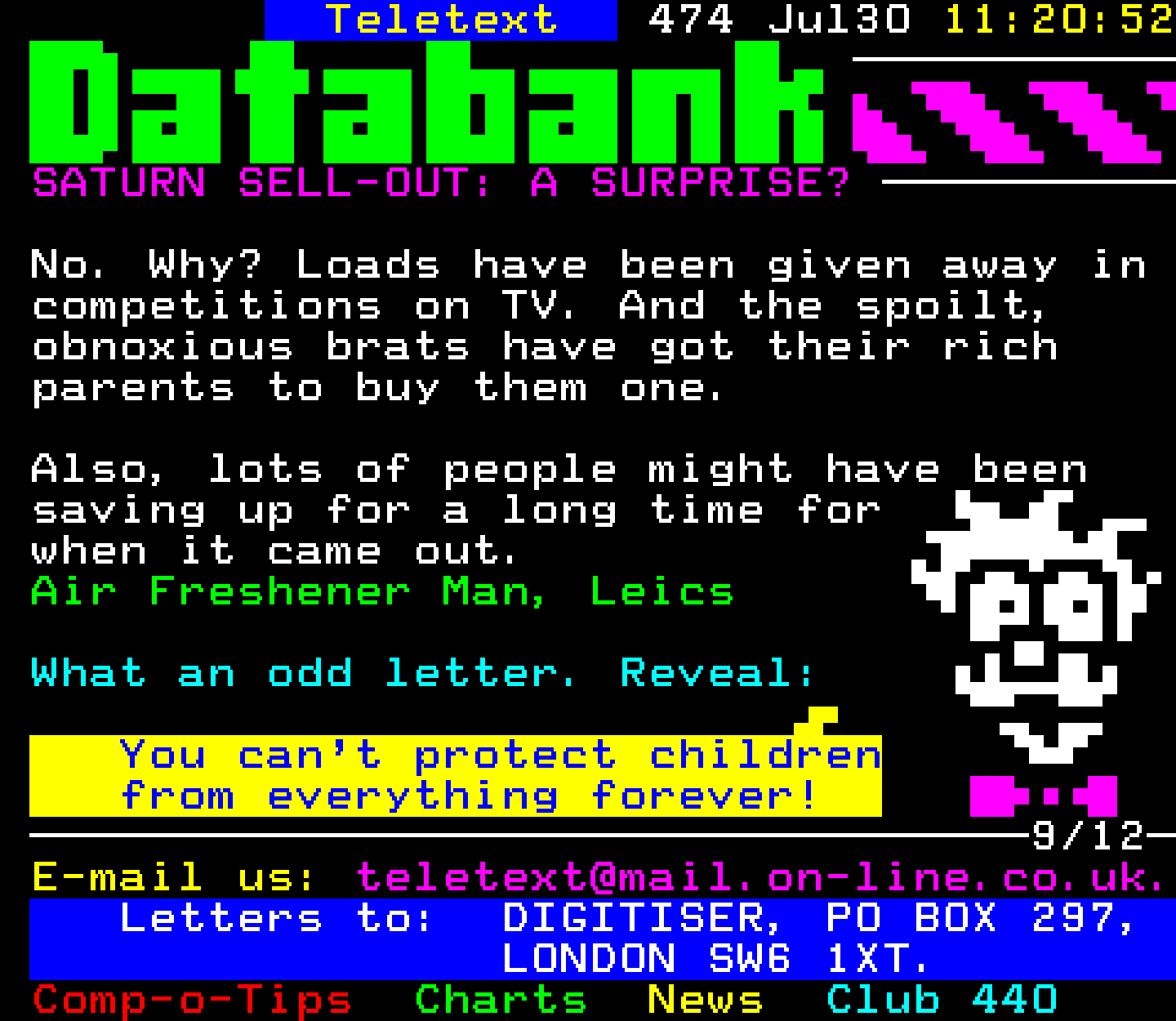 Digitiser, Teletext - 1995