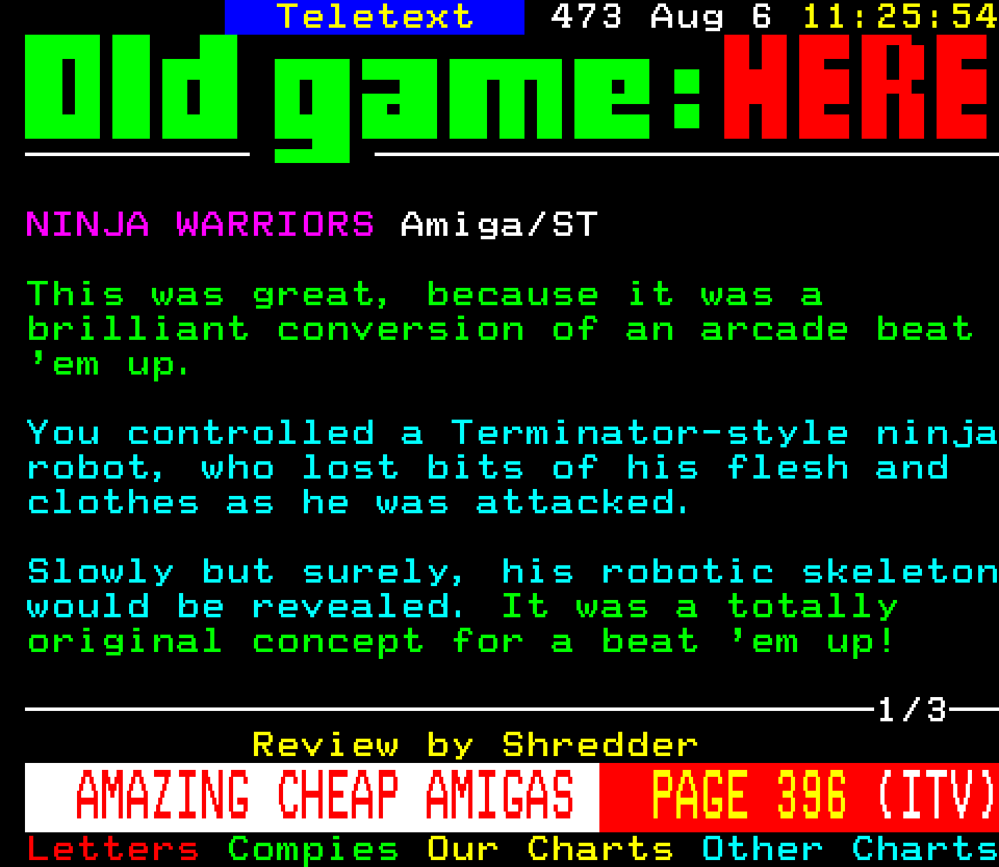 Digitiser, Teletext - 1995