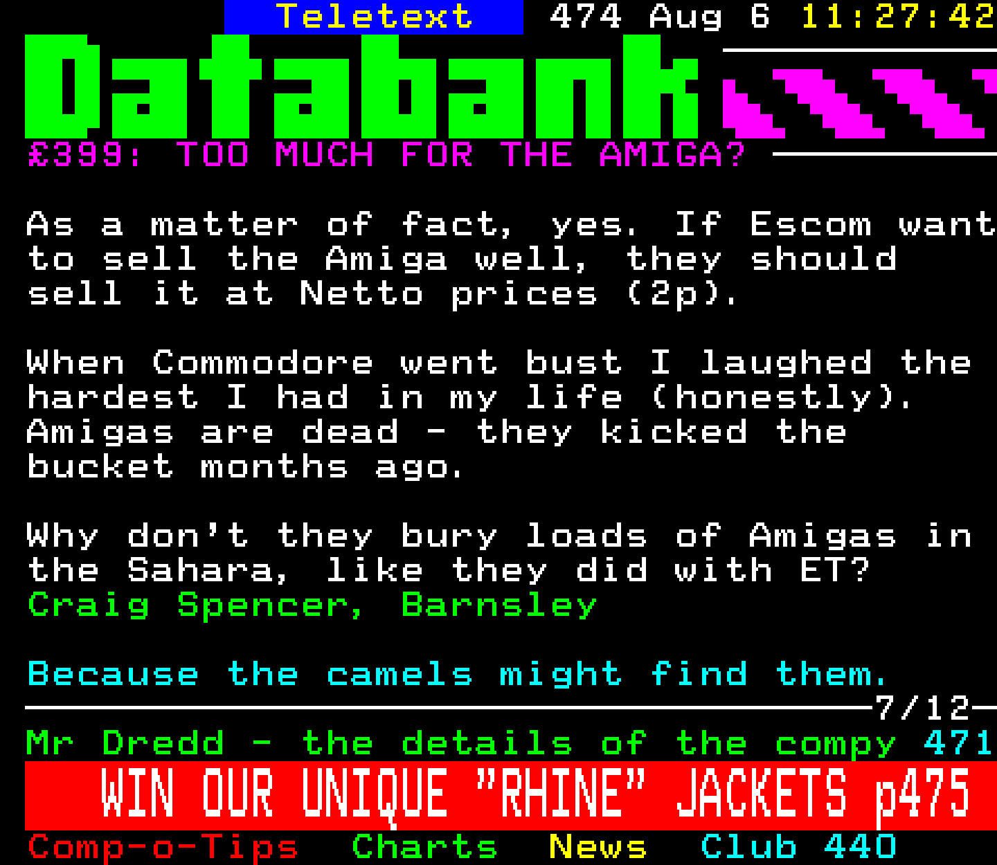 Digitiser, Teletext - 1995
