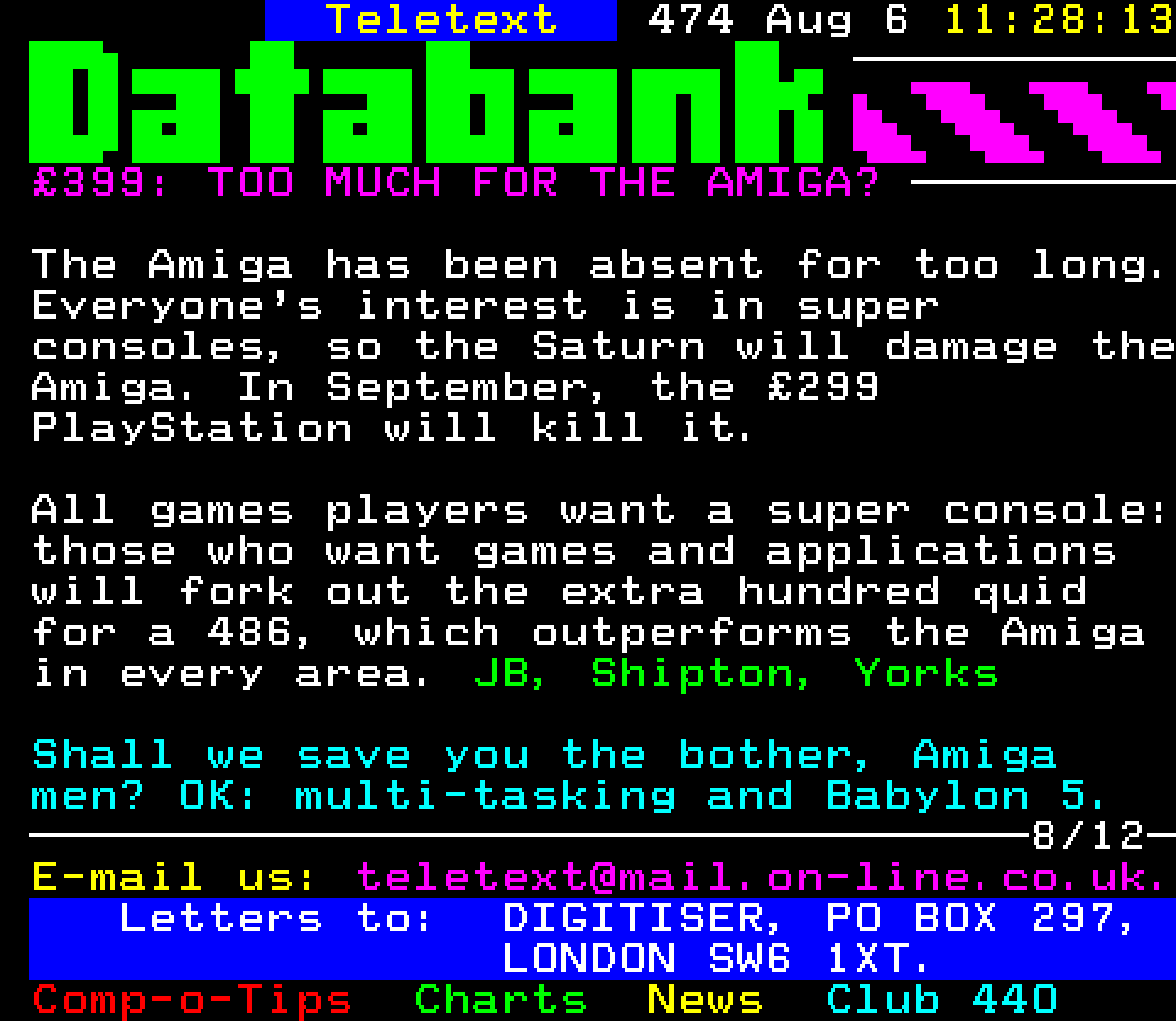 Digitiser, Teletext - 1995