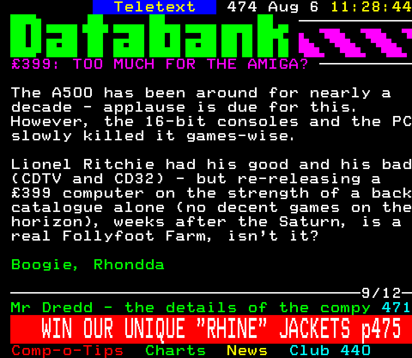 Digitiser, Teletext - 1995