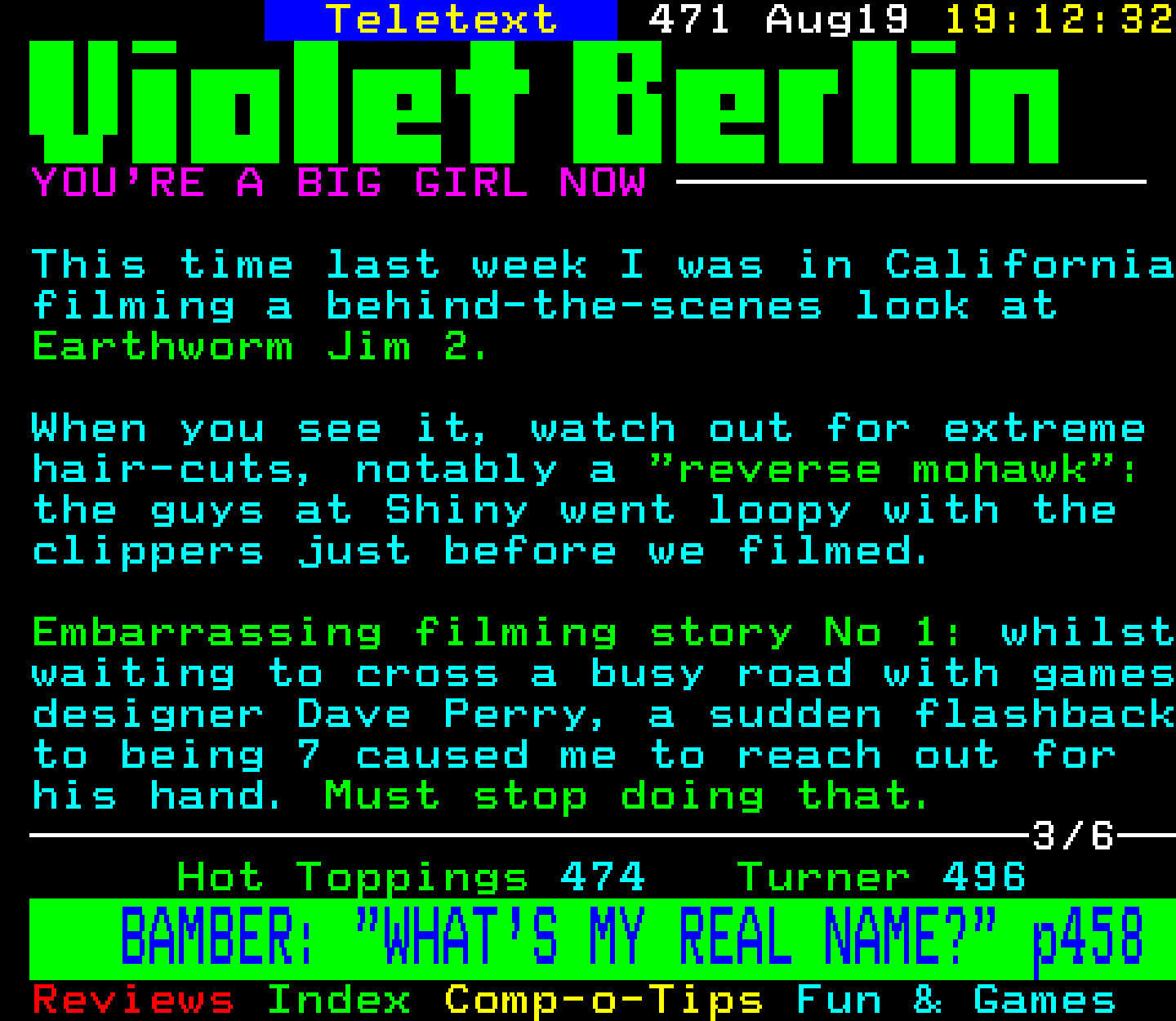 Digitiser, Teletext - 1995