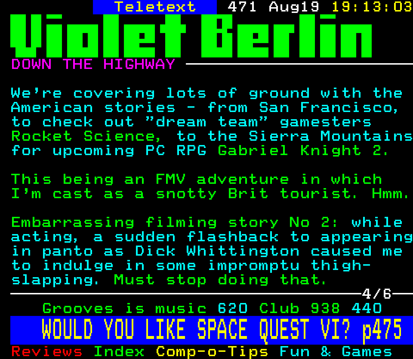 Digitiser, Teletext - 1995