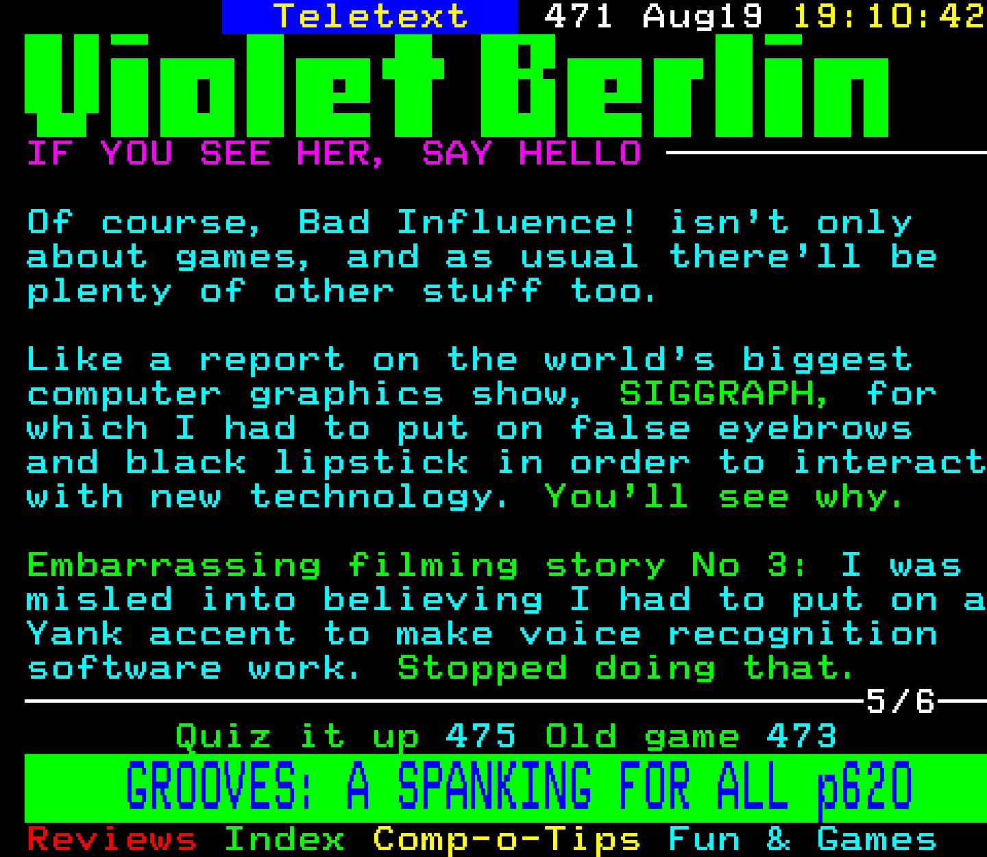 Digitiser, Teletext - 1995