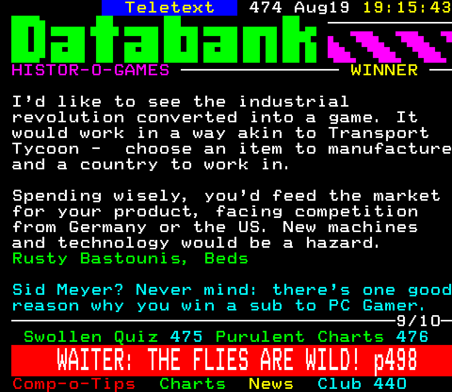 Digitiser, Teletext - 1995