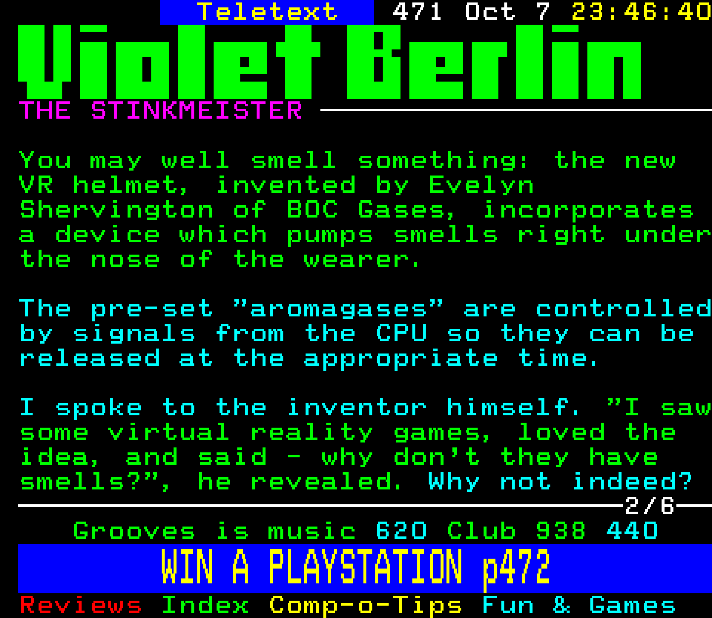 Digitiser, Teletext - 1995