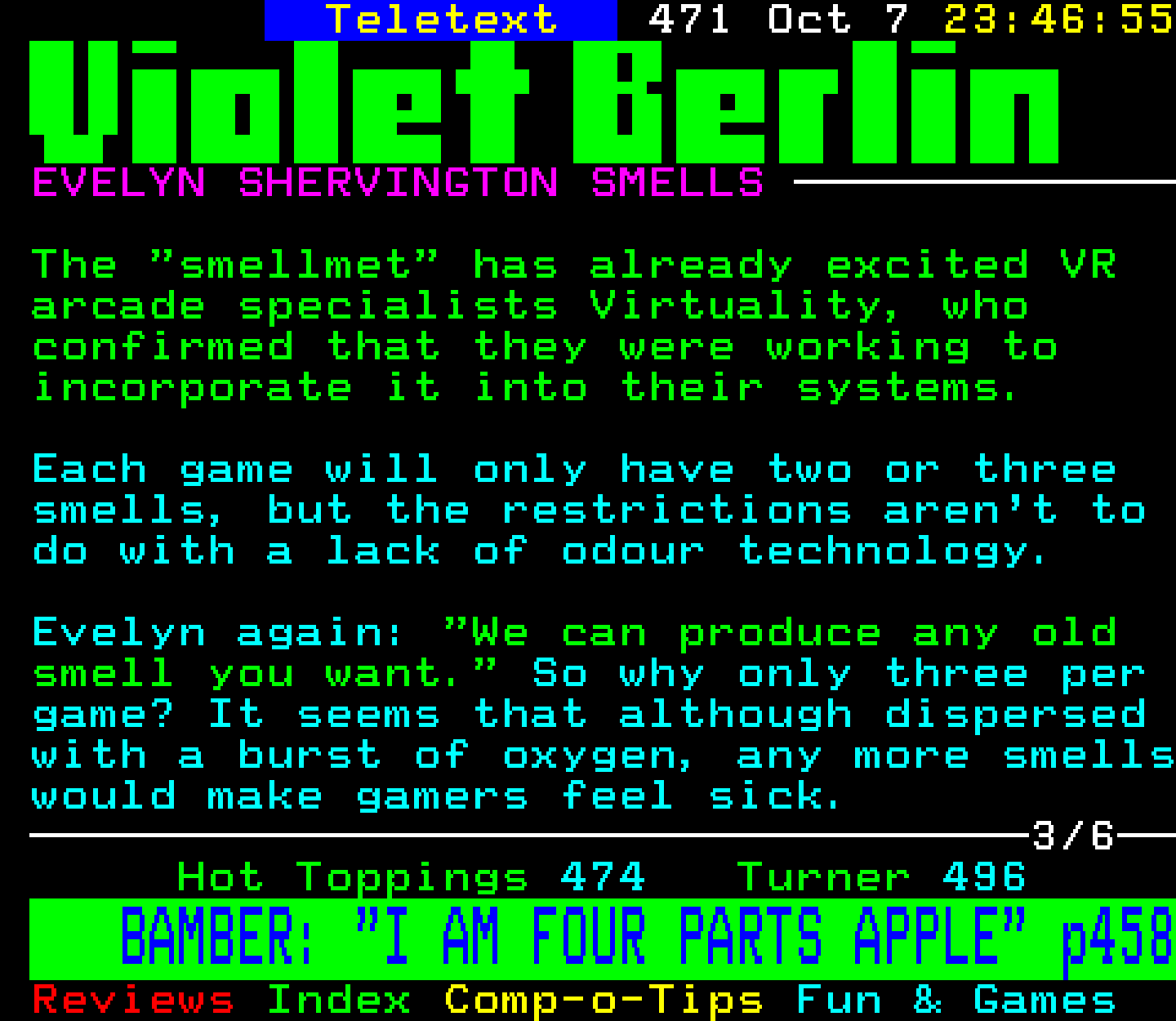 Digitiser, Teletext - 1995