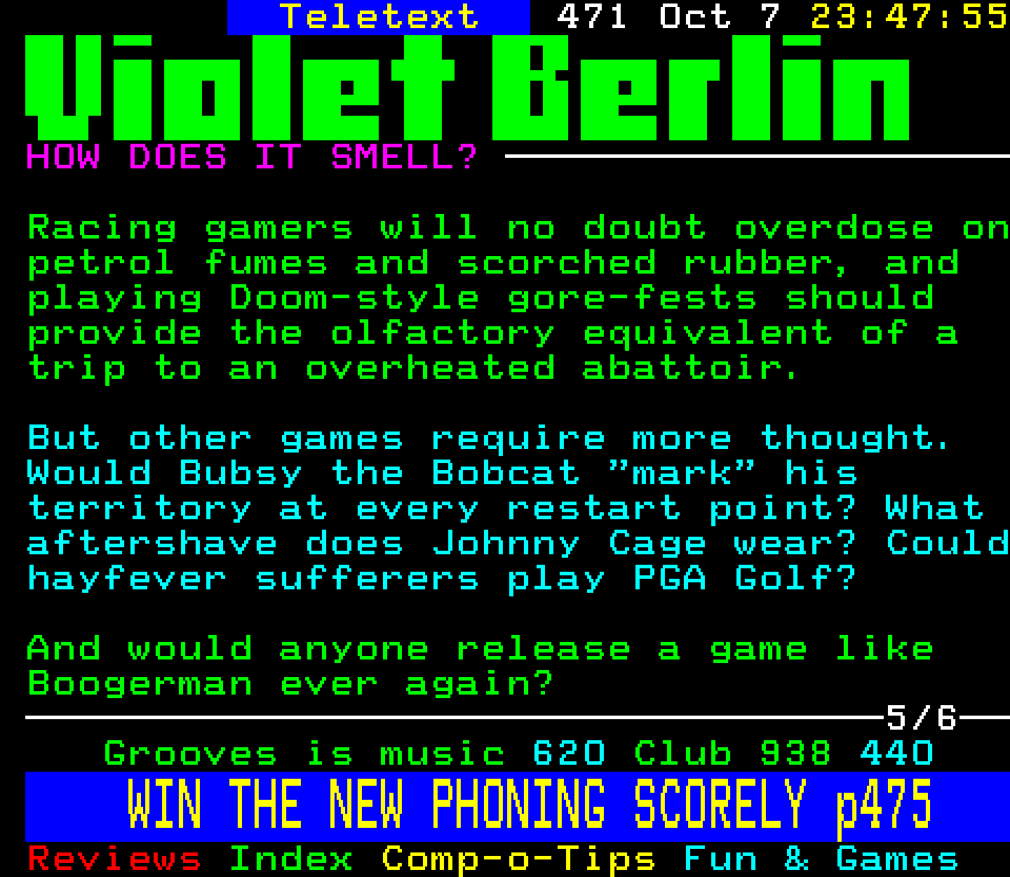 Digitiser, Teletext - 1995