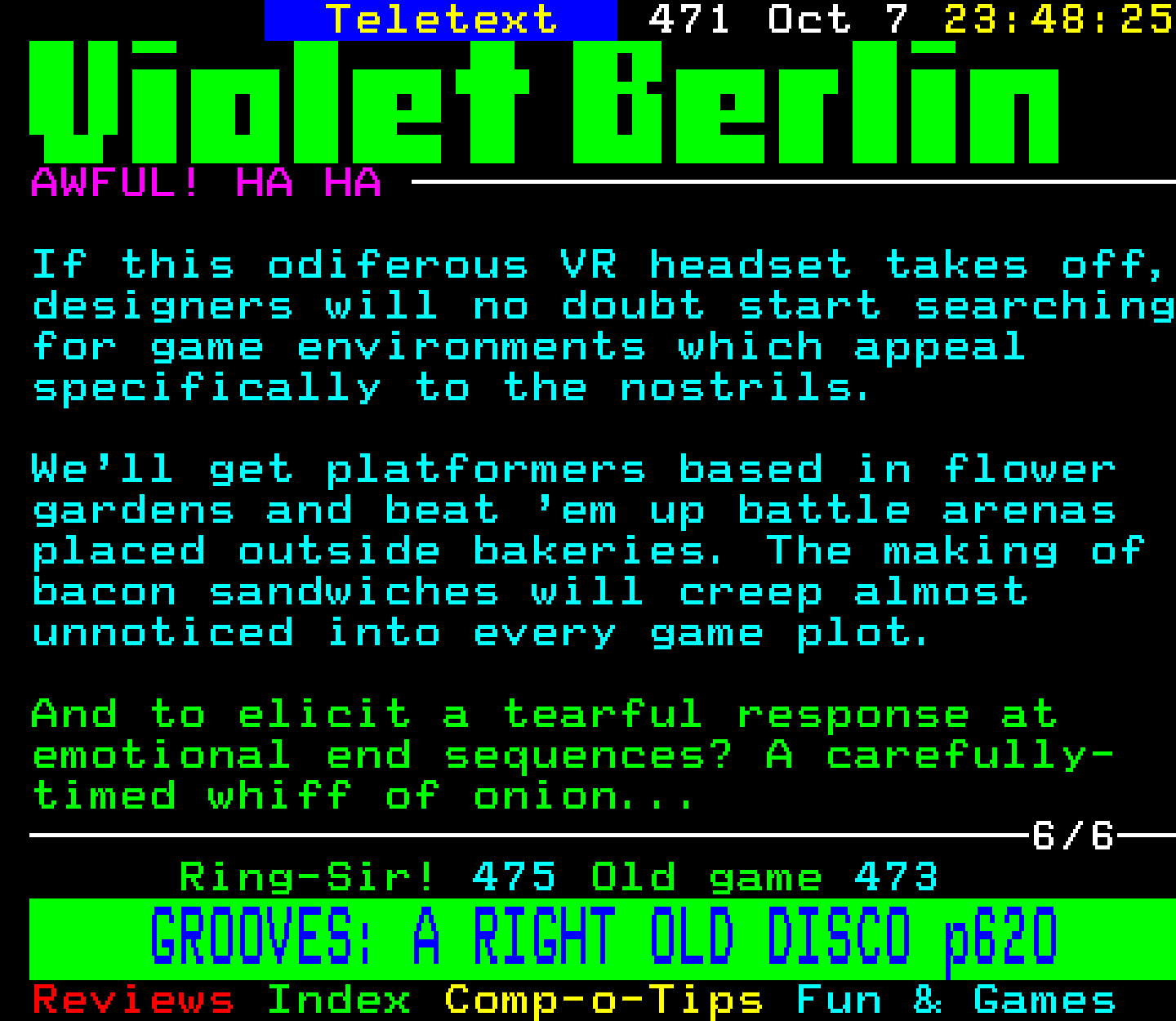 Digitiser, Teletext - 1995