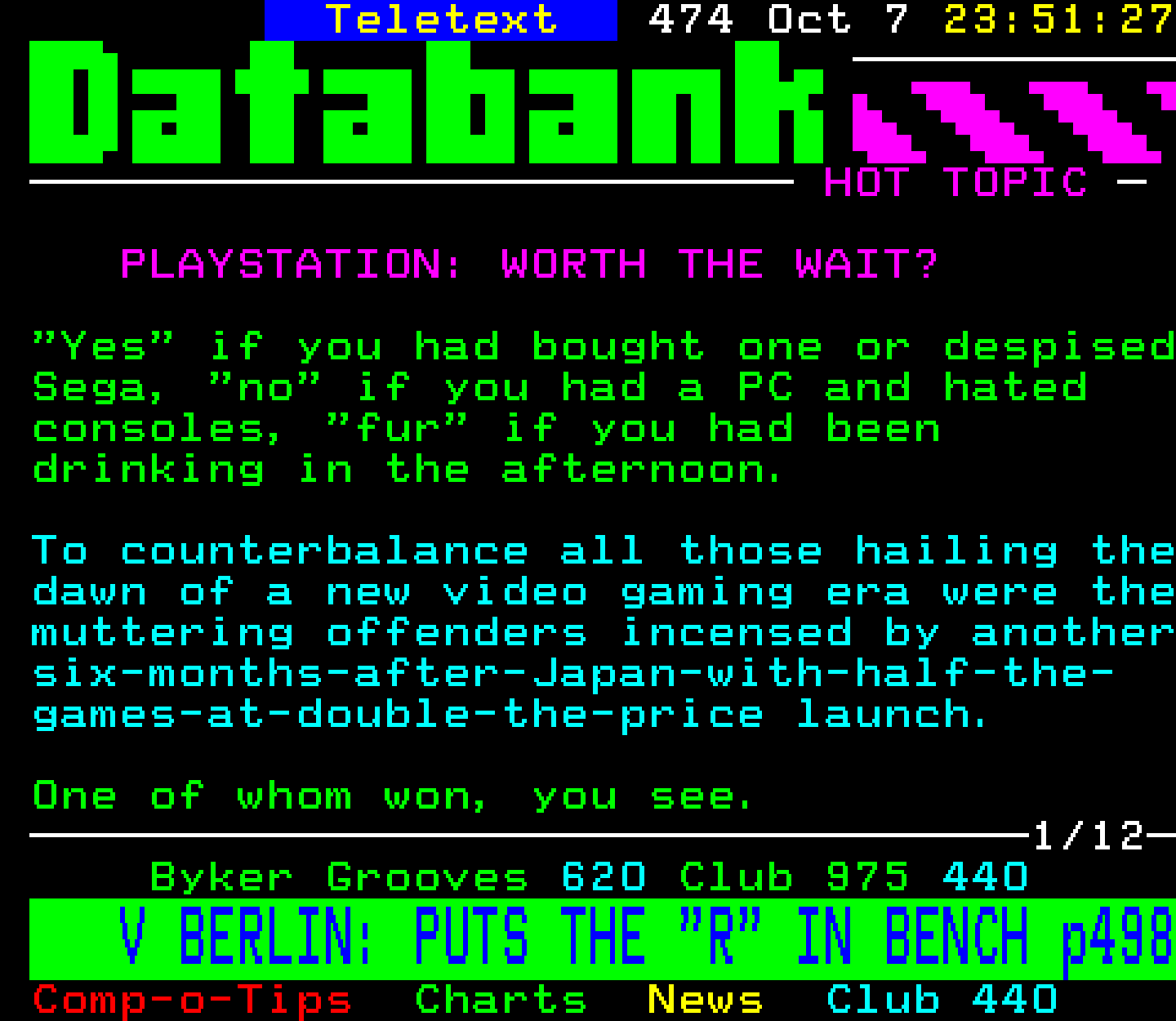 Digitiser, Teletext - 1995
