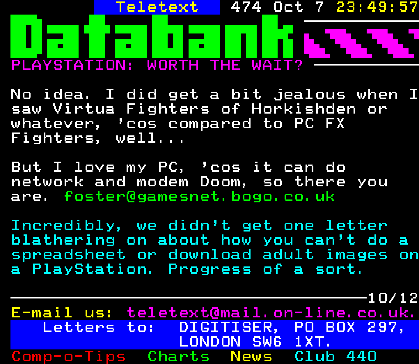 Digitiser, Teletext - 1995