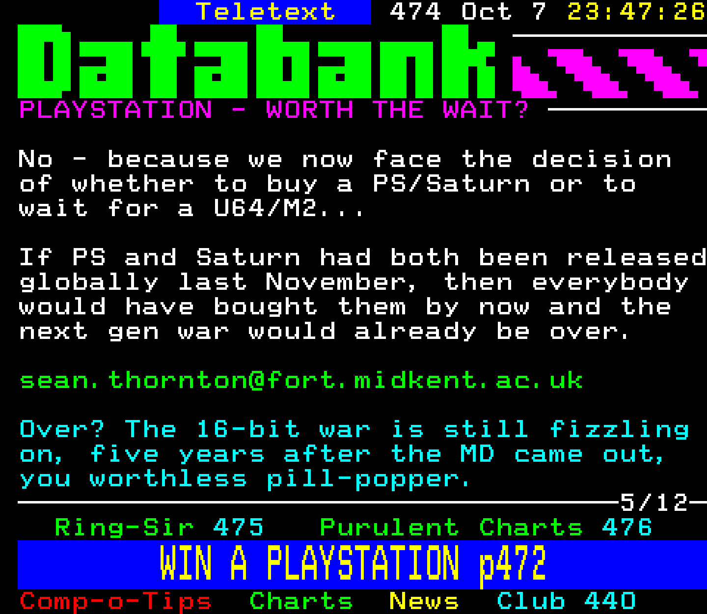 Digitiser, Teletext - 1995