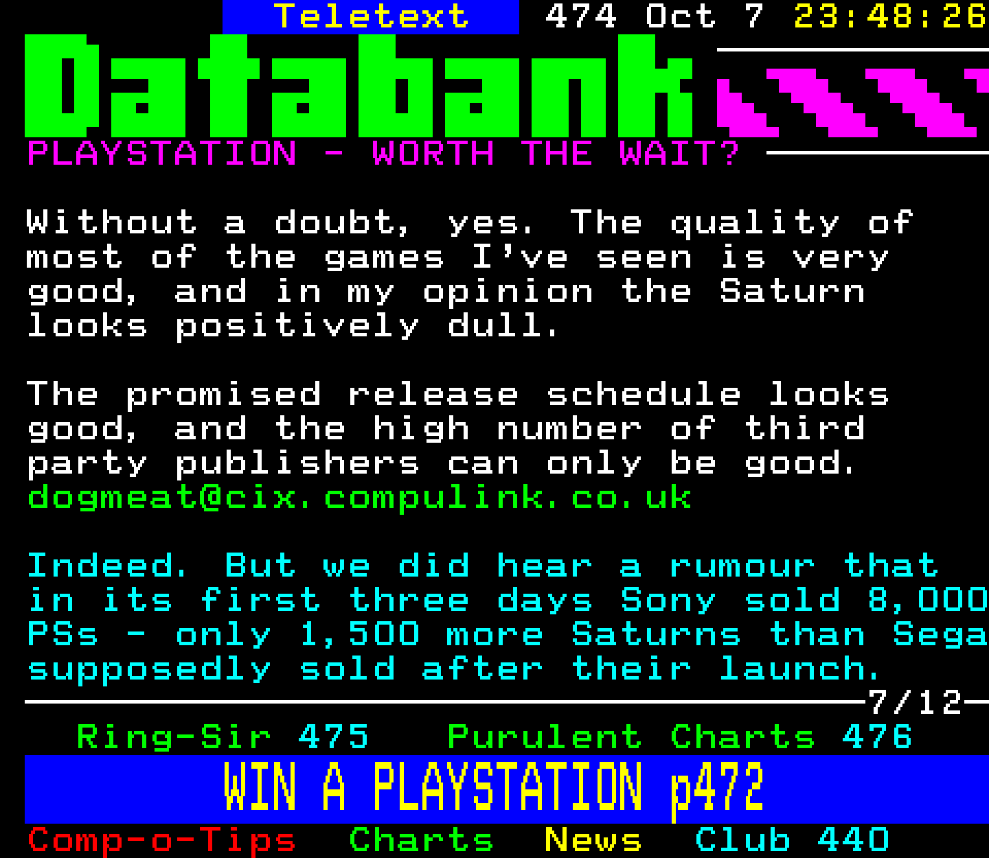 Digitiser, Teletext - 1995
