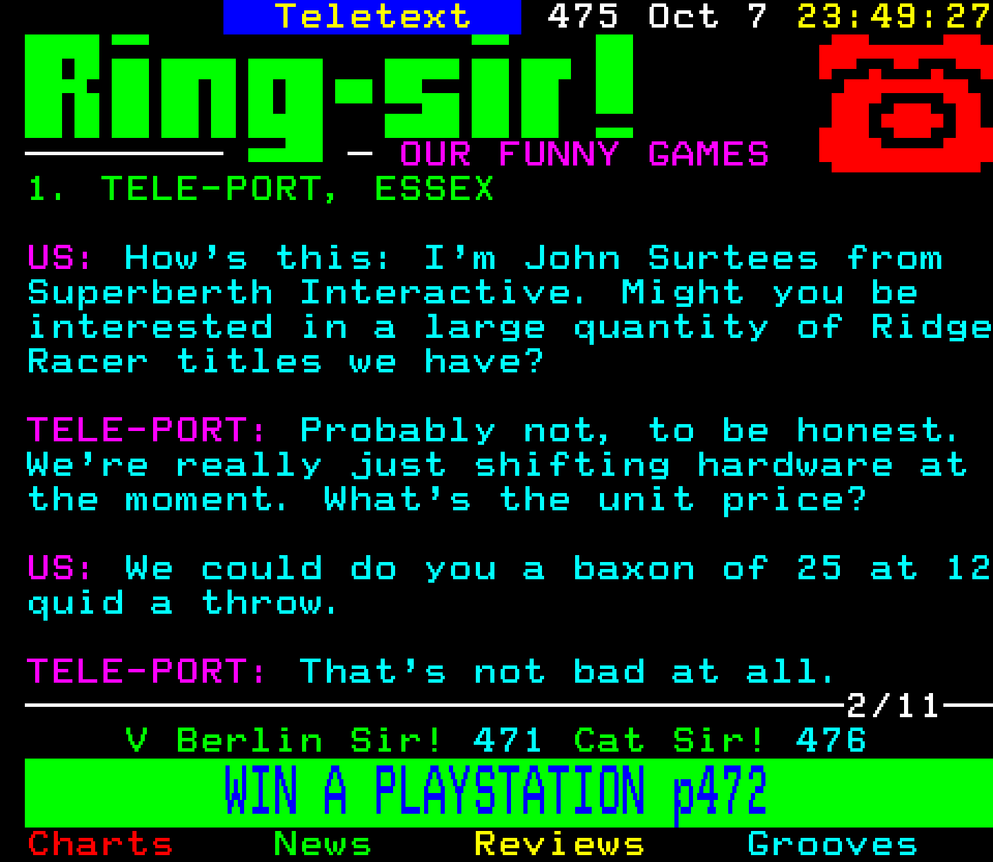 Digitiser, Teletext - 1995