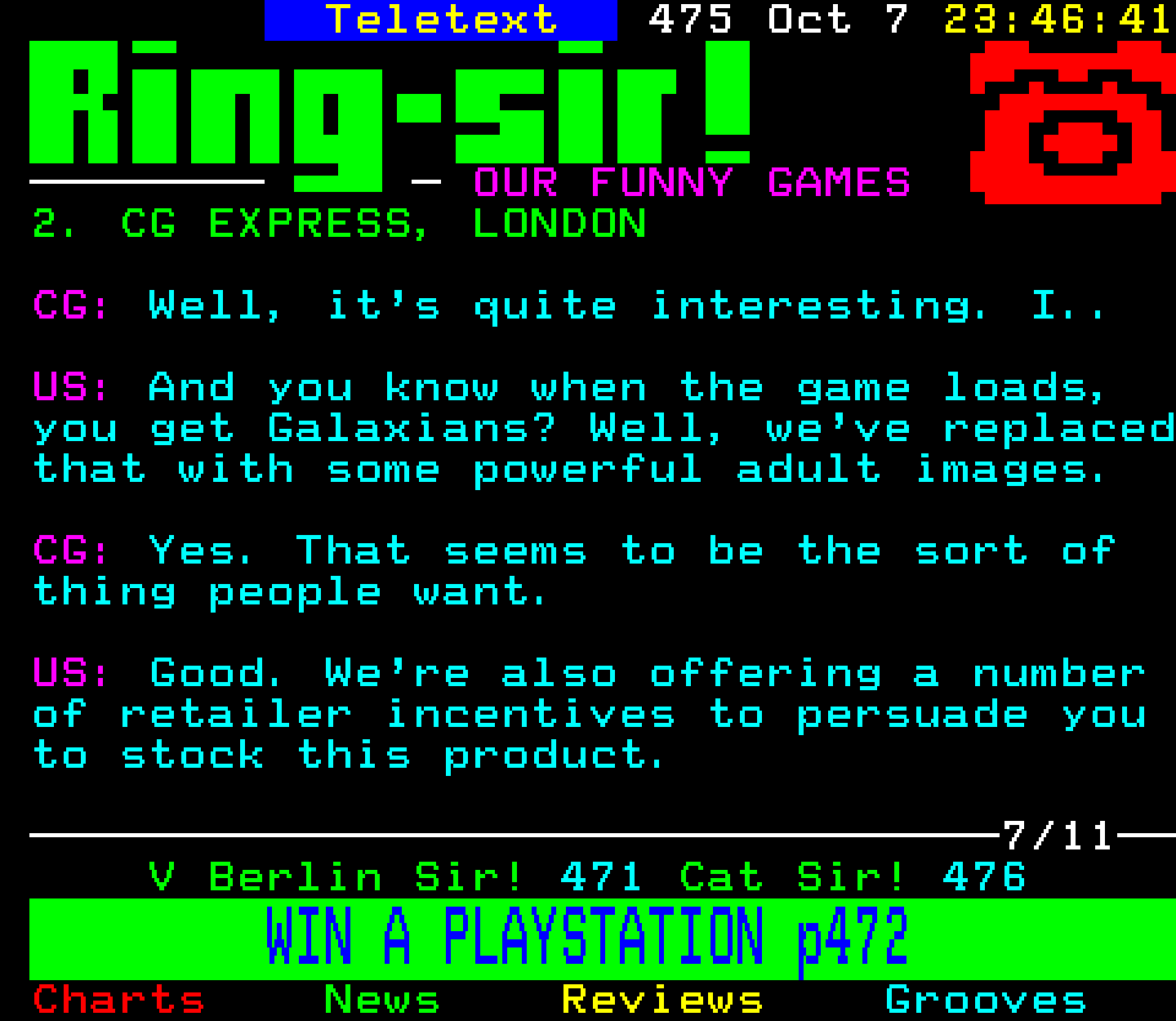 Digitiser, Teletext - 1995