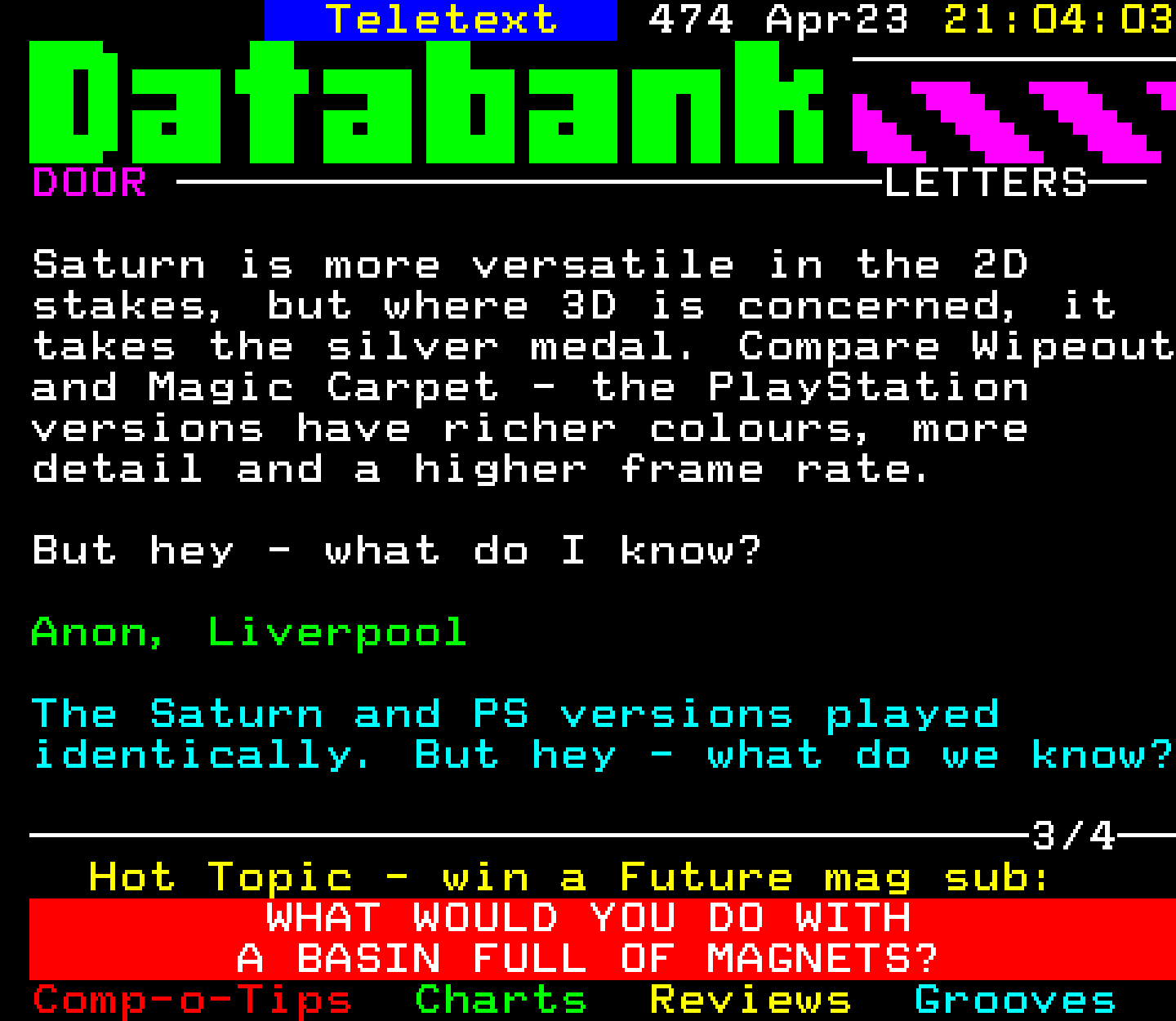 Digitiser, Teletext - 1996