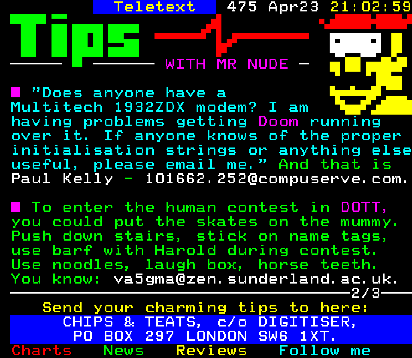 Digitiser, Teletext - 1996