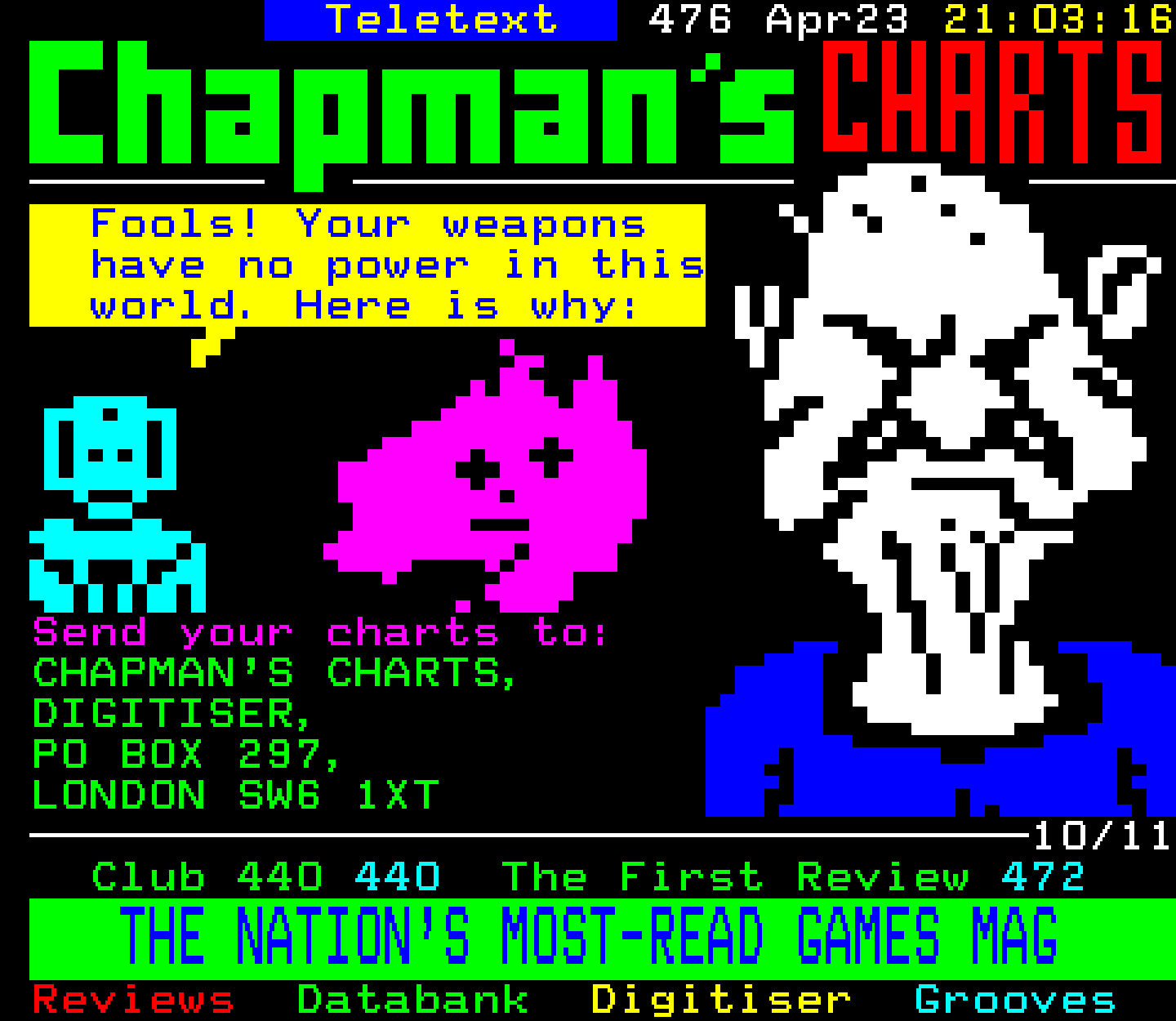 Digitiser, Teletext - 1996