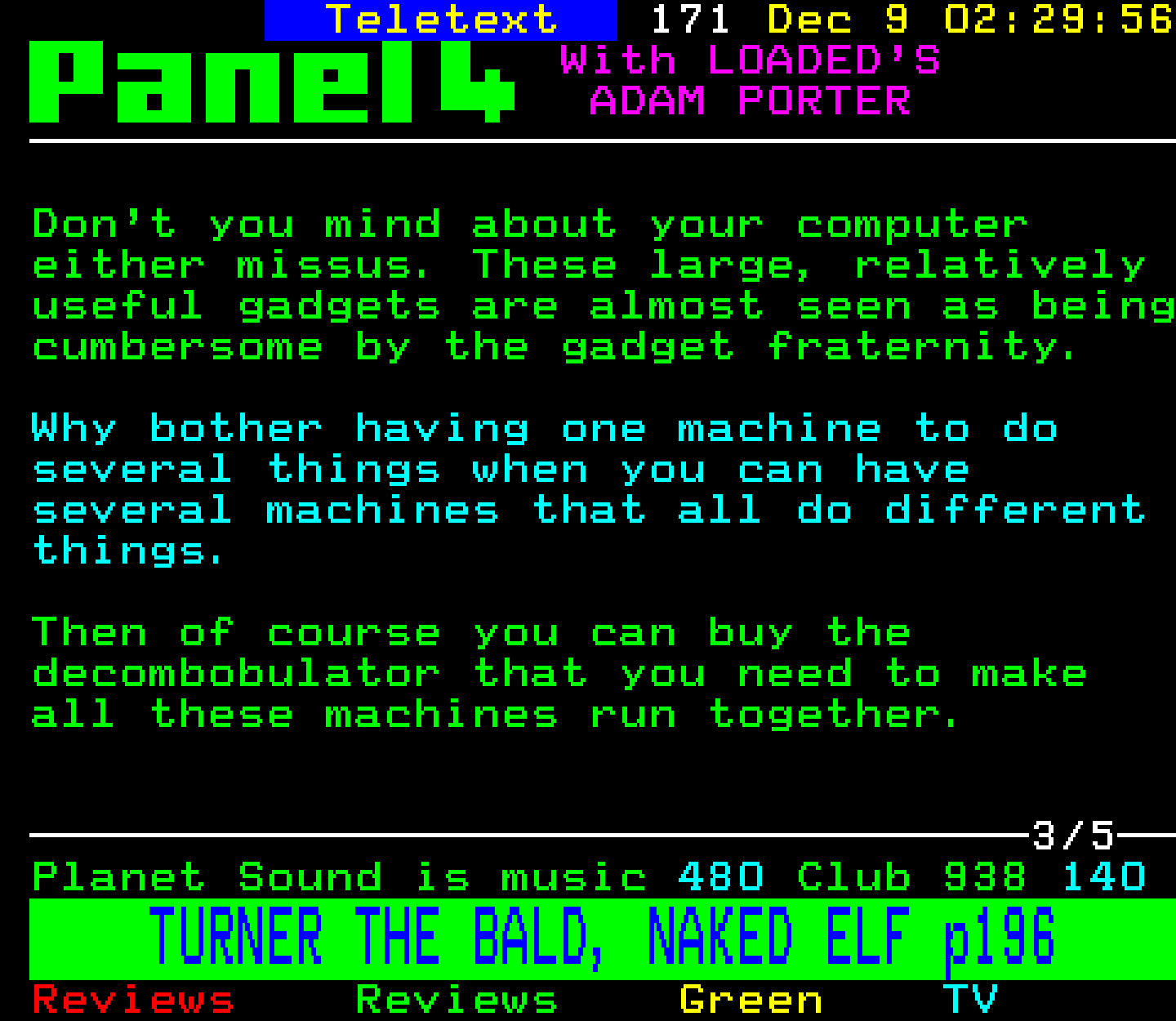 Digitiser, Teletext - 1996