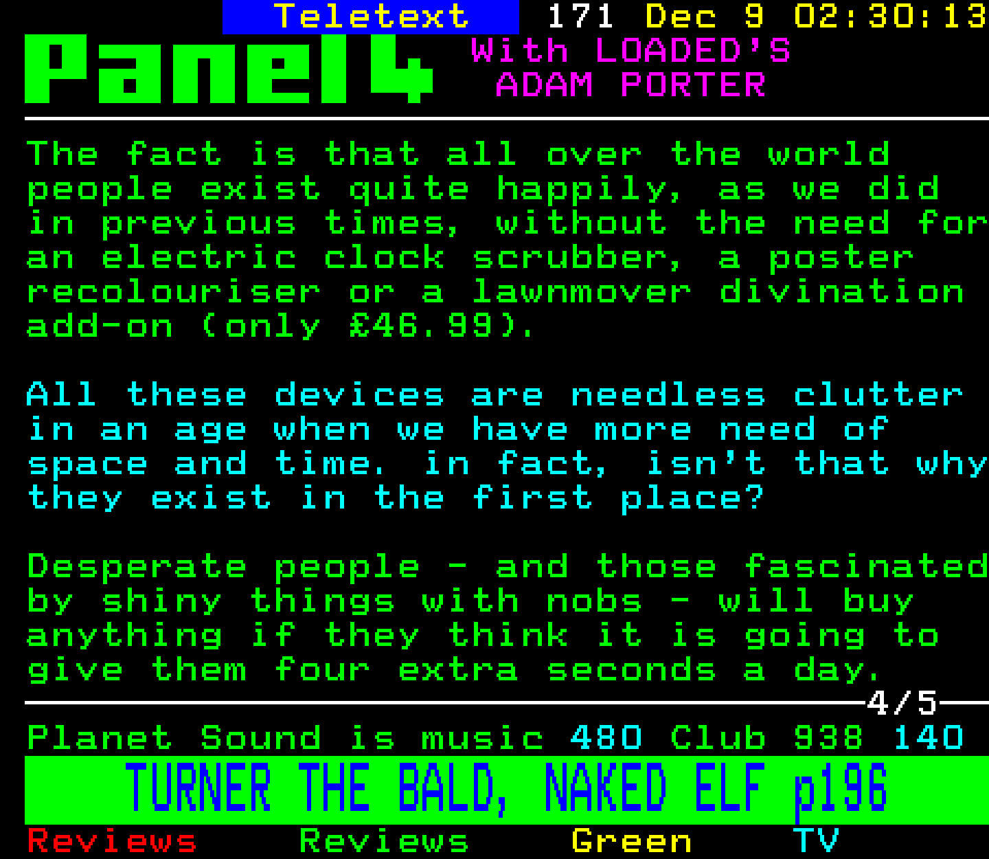 Digitiser, Teletext - 1996