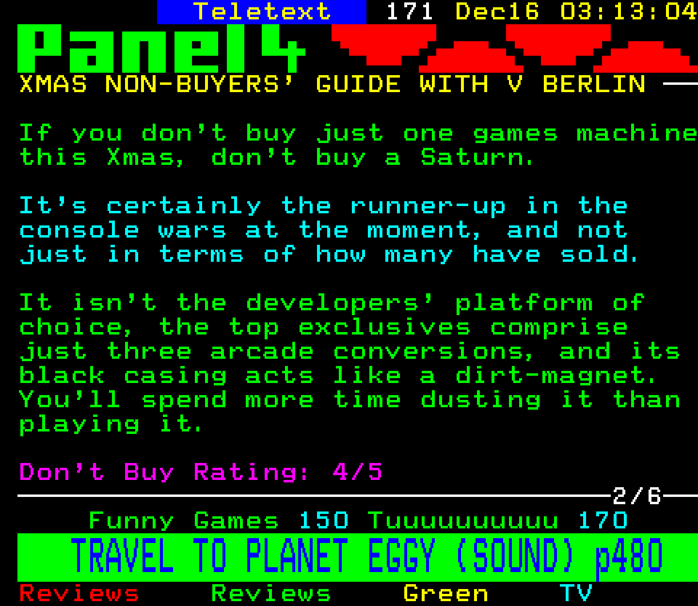 Digitiser, Teletext - 1996