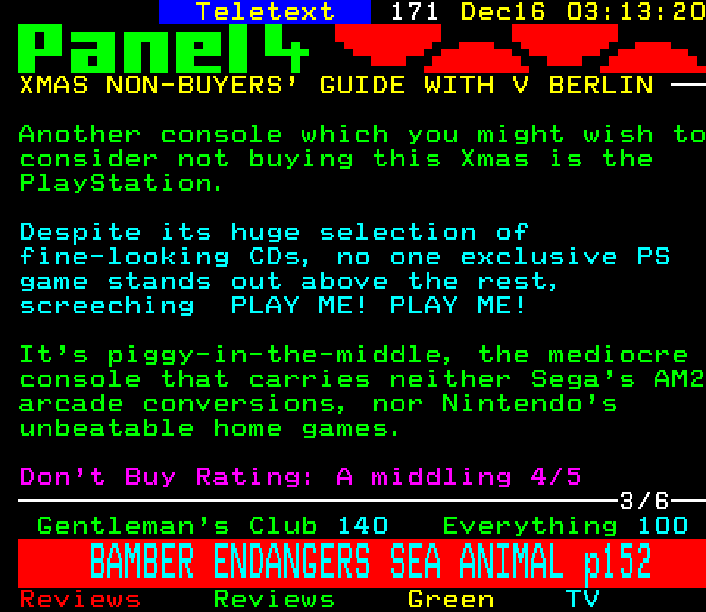 Digitiser, Teletext - 1996