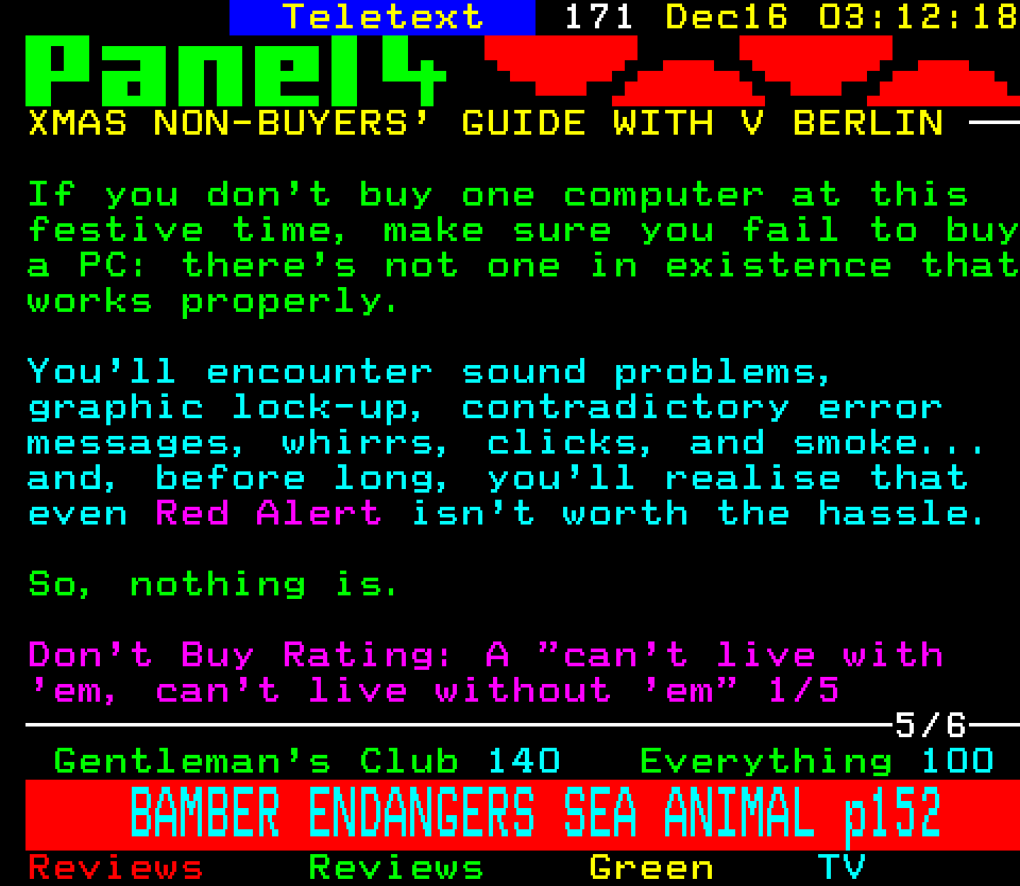 Digitiser, Teletext - 1996