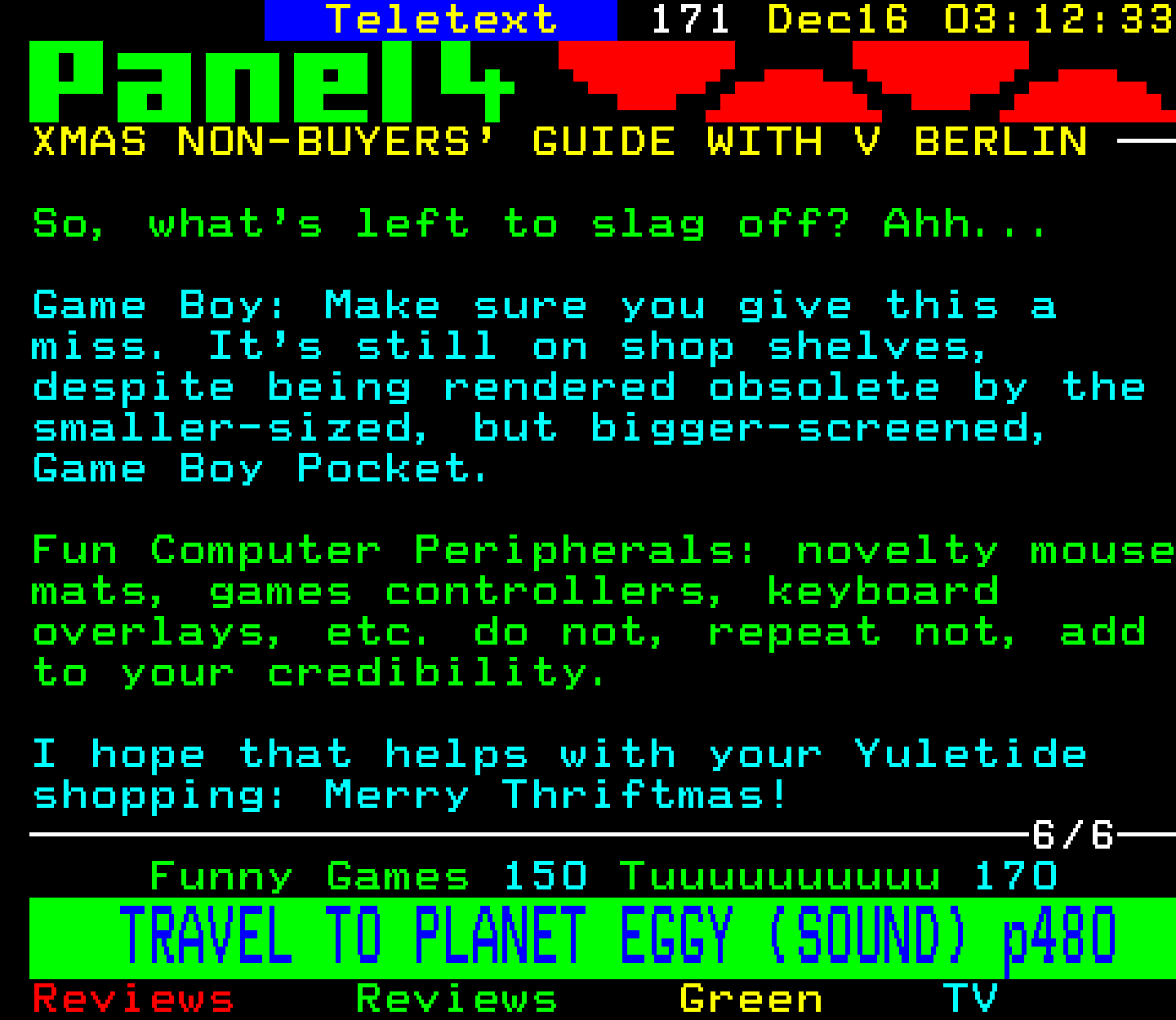 Digitiser, Teletext - 1996